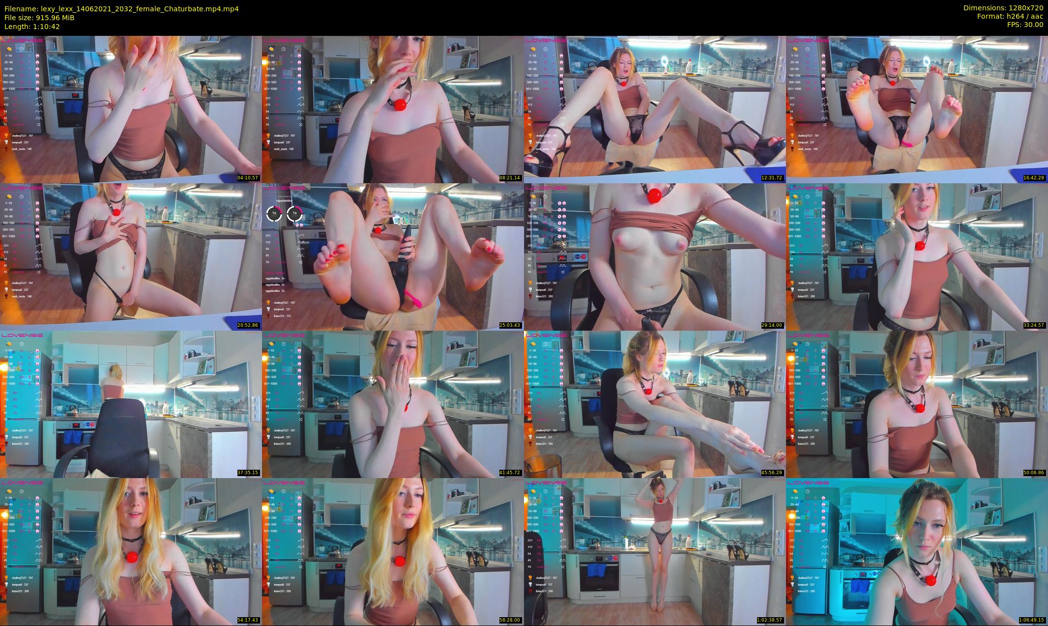 lexy_lexx — 71 minute Chaturbate female cam show recording, 720p, Jun 14, 2021