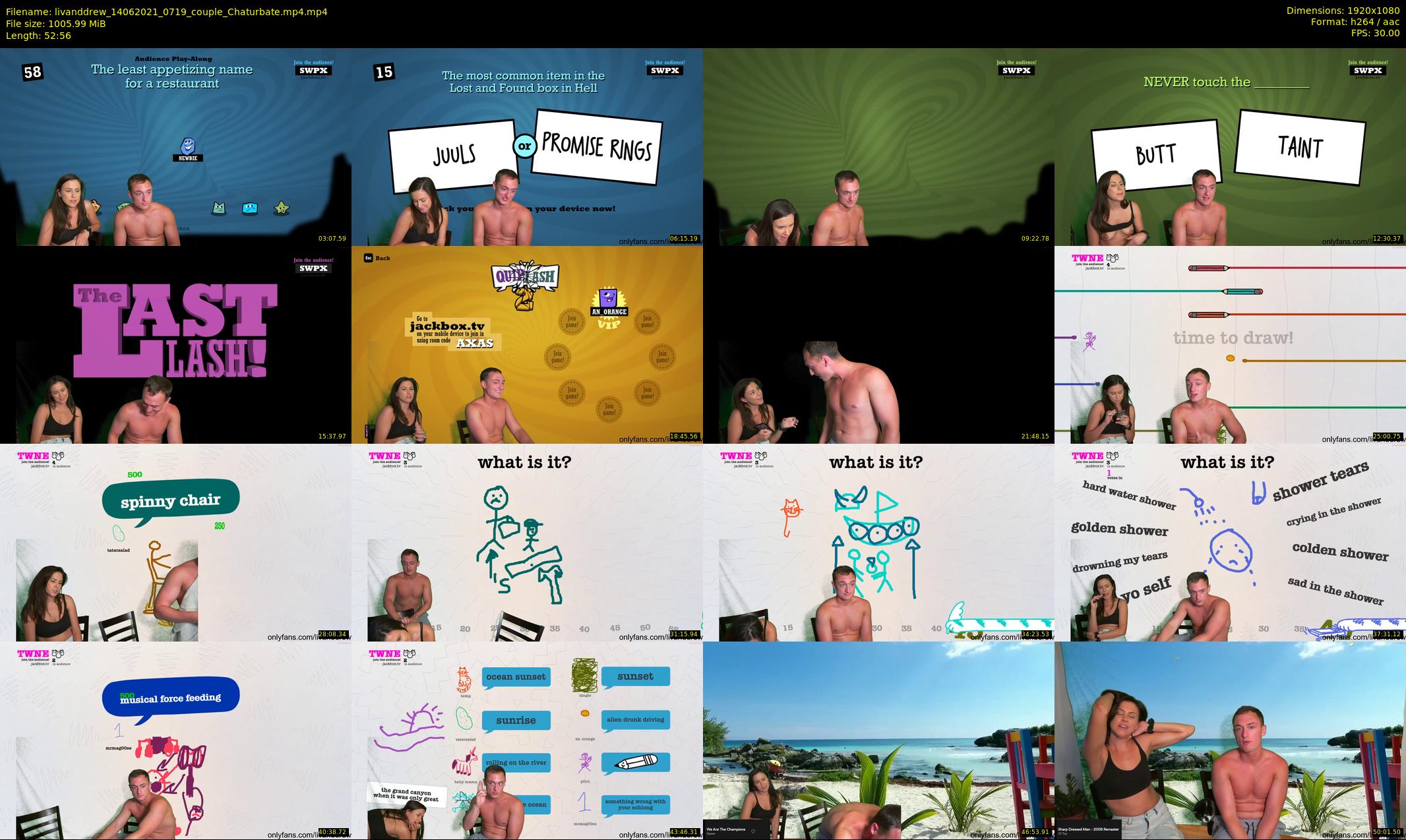 livanddrew — 53 minute Chaturbate couple cam show recording, 1080p, Jun 14, 2021