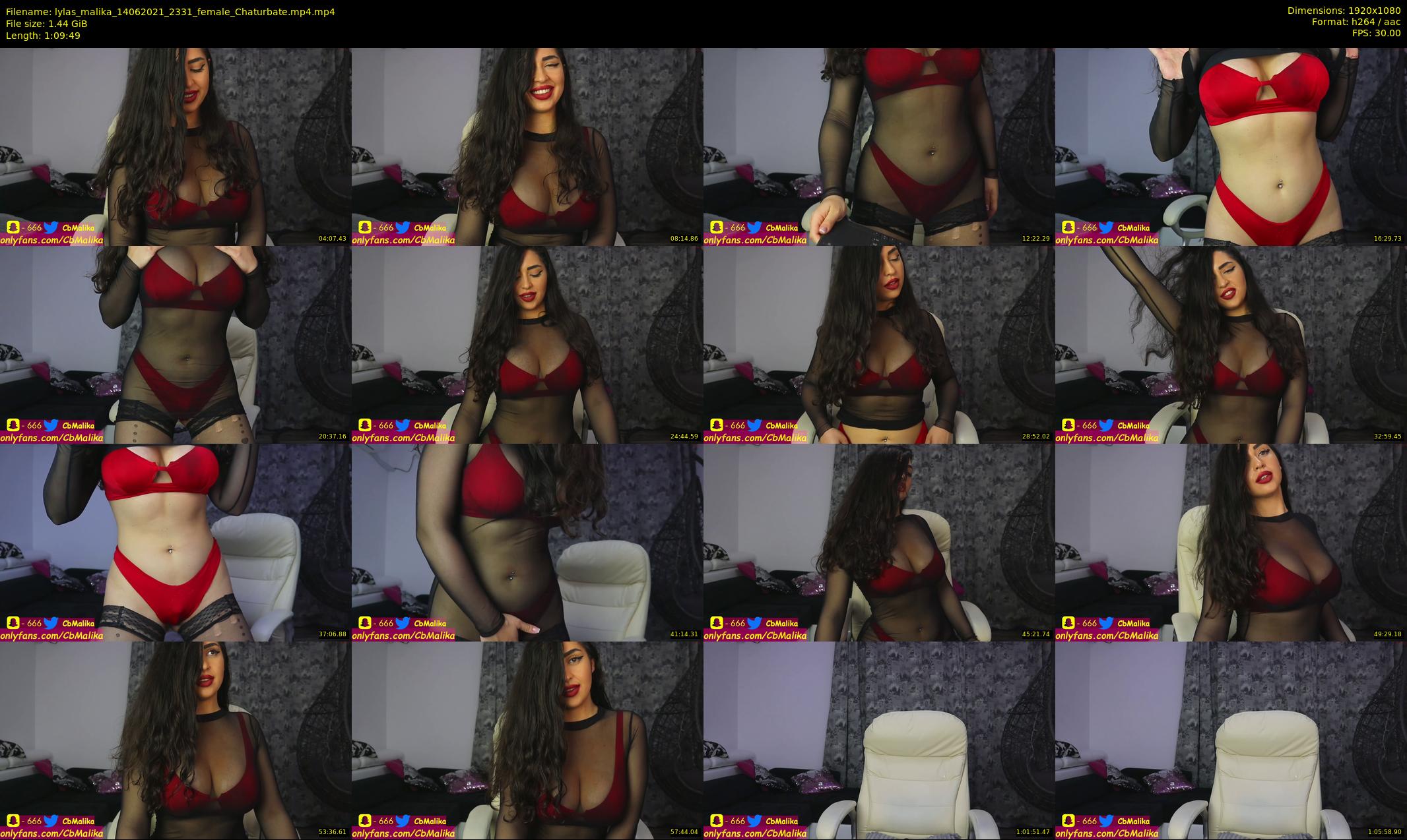 lylas_malika — 70 minute Chaturbate female cam show recording, 1080p, Jun 14, 2021