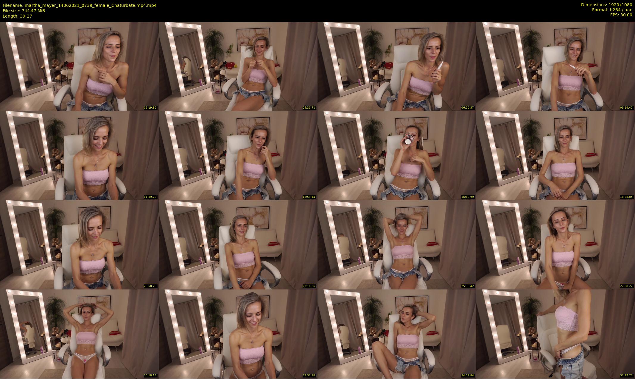martha_mayer — 40 minute Chaturbate female cam show recording, 1080p, Jun 14, 2021