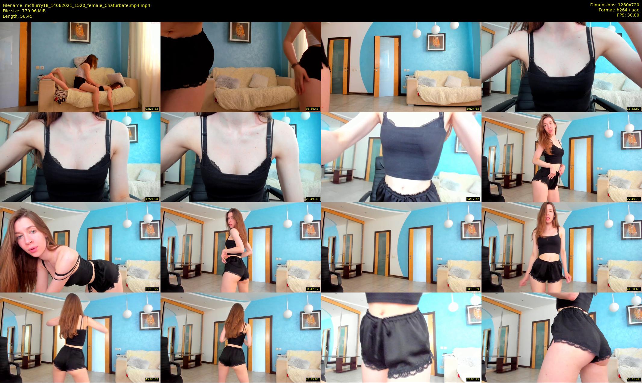 mcflurry18 — 59 minute Chaturbate female cam show recording, 720p, Jun 14, 2021