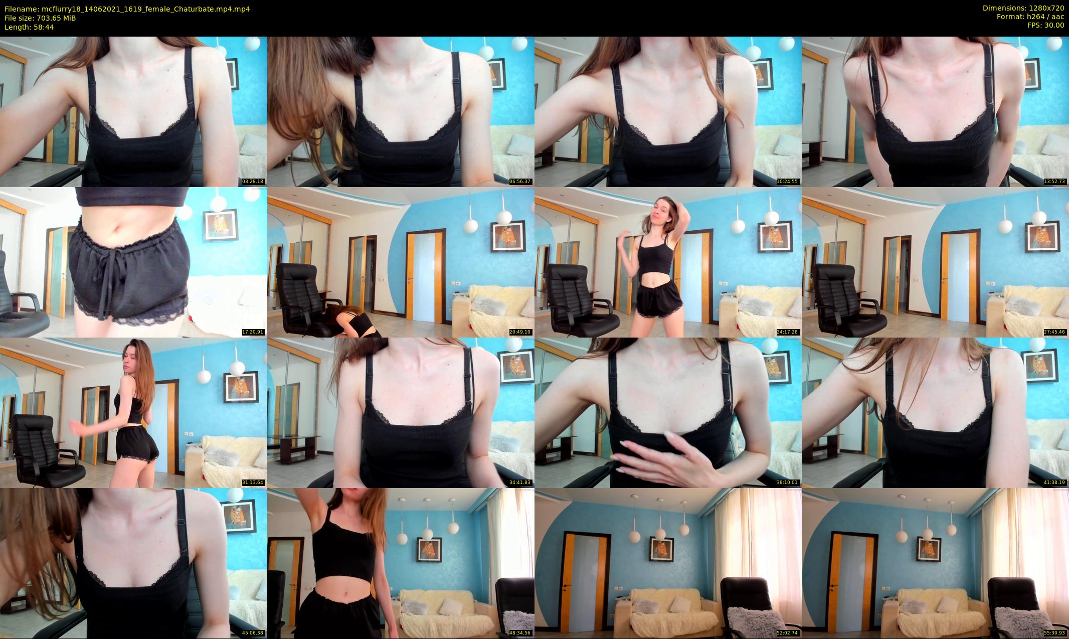 mcflurry18 — 59 minute Chaturbate female cam show recording, 720p, Jun 14, 2021