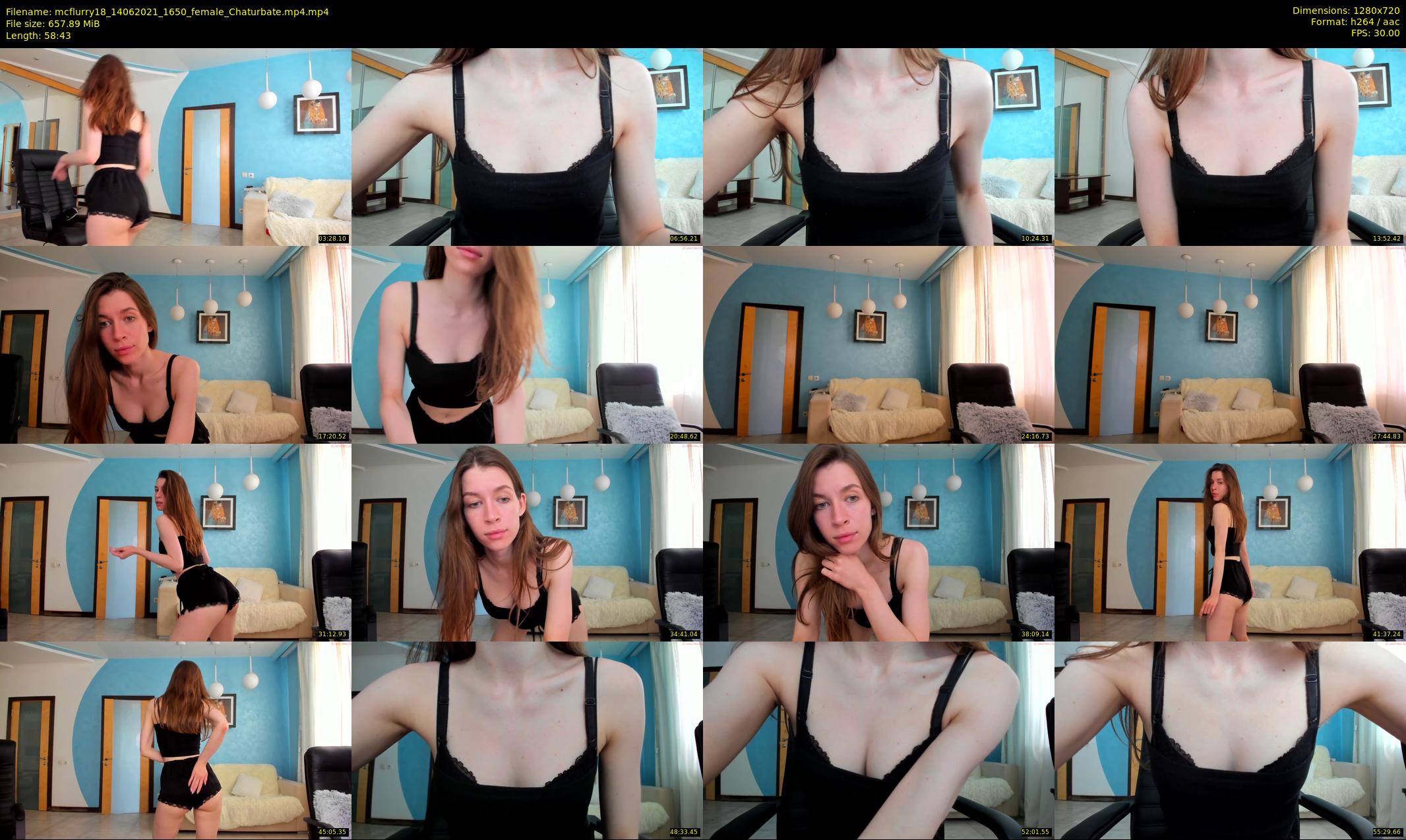 mcflurry18 — 59 minute Chaturbate female cam show recording, 720p, Jun 14, 2021