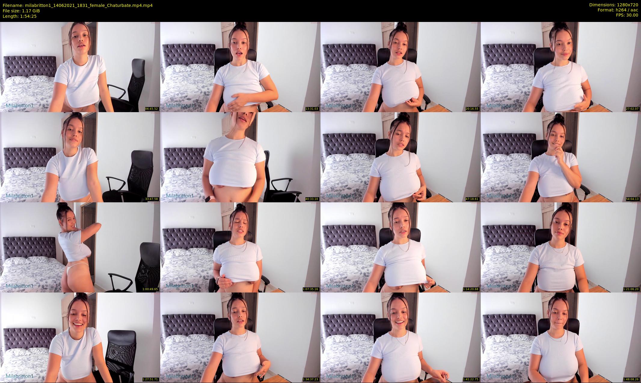 milabritton1 — 115 minute Chaturbate female cam show recording, 720p, Jun 14, 2021
