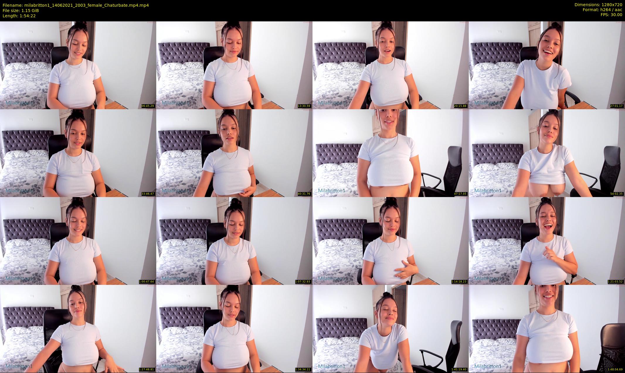 milabritton1 — 115 minute Chaturbate female cam show recording, 720p, Jun 14, 2021