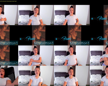milabritton1 — 101 minute Chaturbate female cam show recording, 720p, Jun 14, 2021