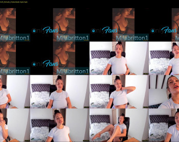 milabritton1 — 77 minute Chaturbate female cam show recording, 720p, Jun 14, 2021
