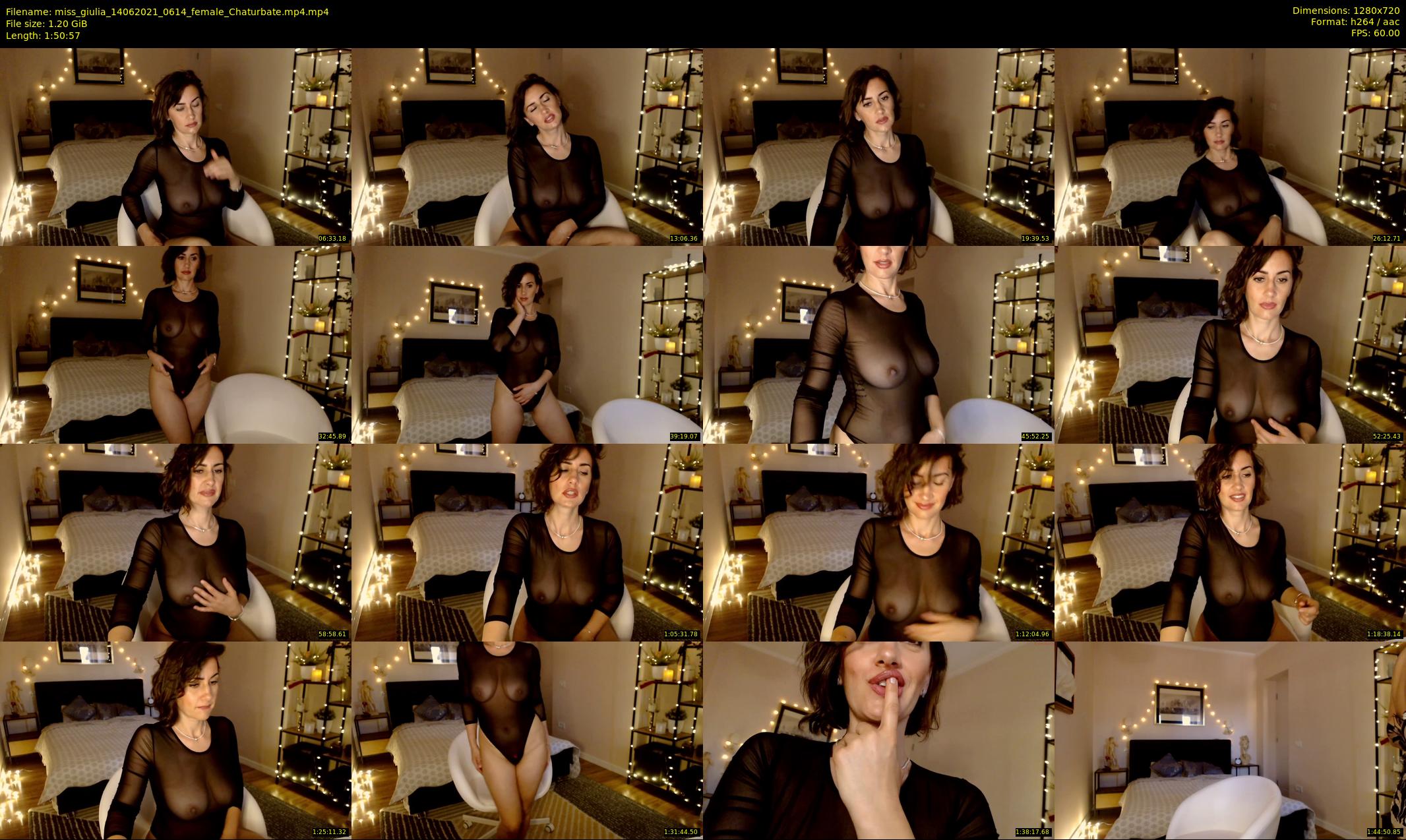 miss_giulia — 111 minute Chaturbate female cam show recording, 720p, Jun 14, 2021