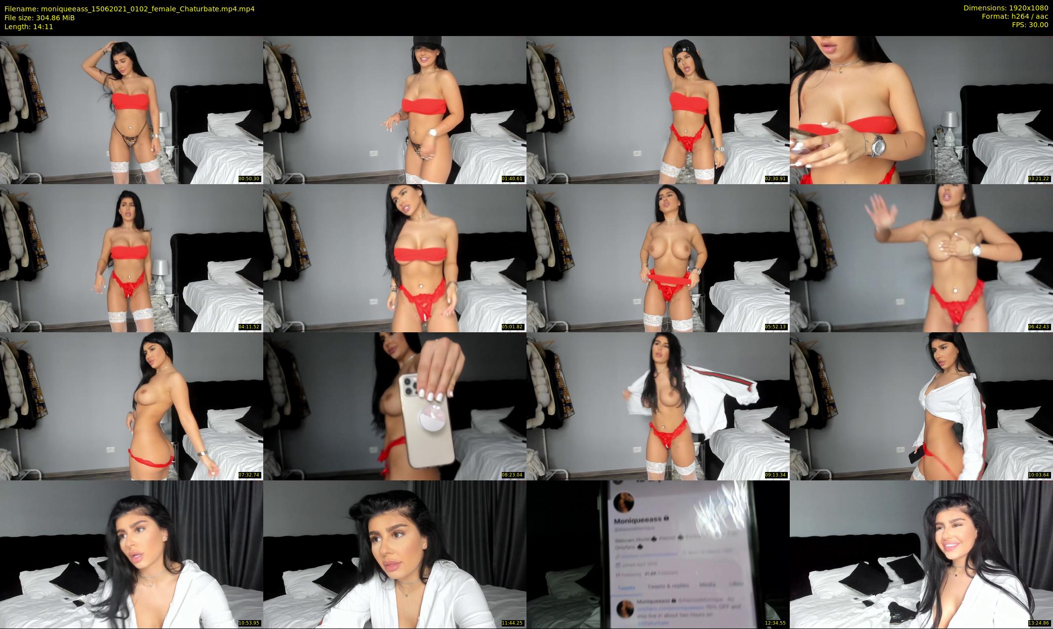 moniqueeass — 15 minute Chaturbate female cam show recording, 1080p, Jun 15, 2021