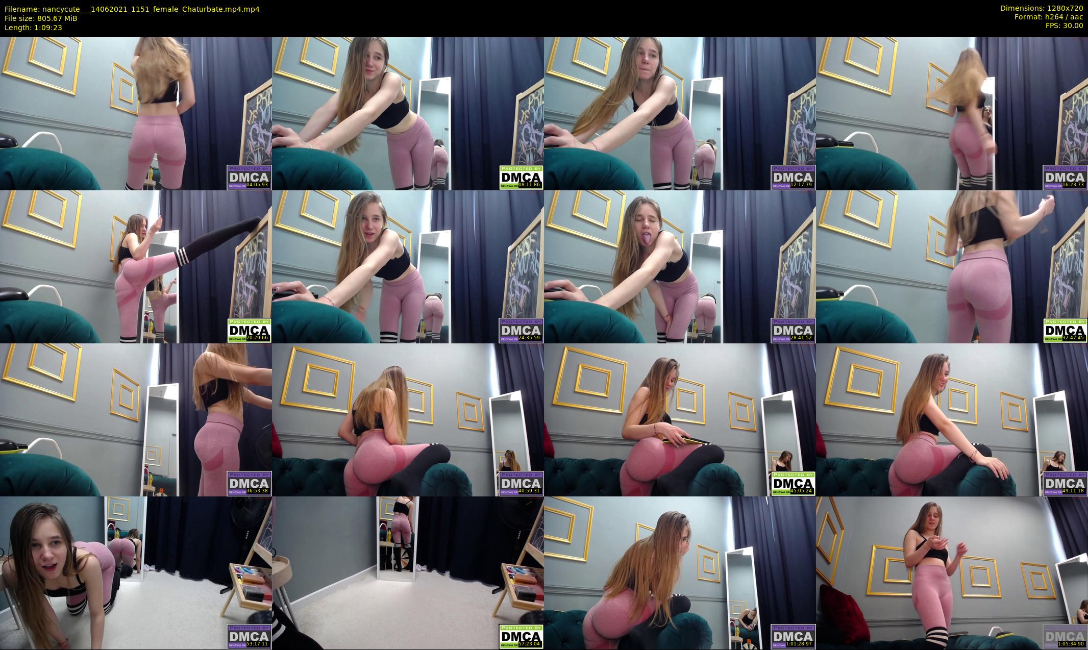 nancycute__ — 70 minute Chaturbate female cam show recording, 720p, Jun 14, 2021