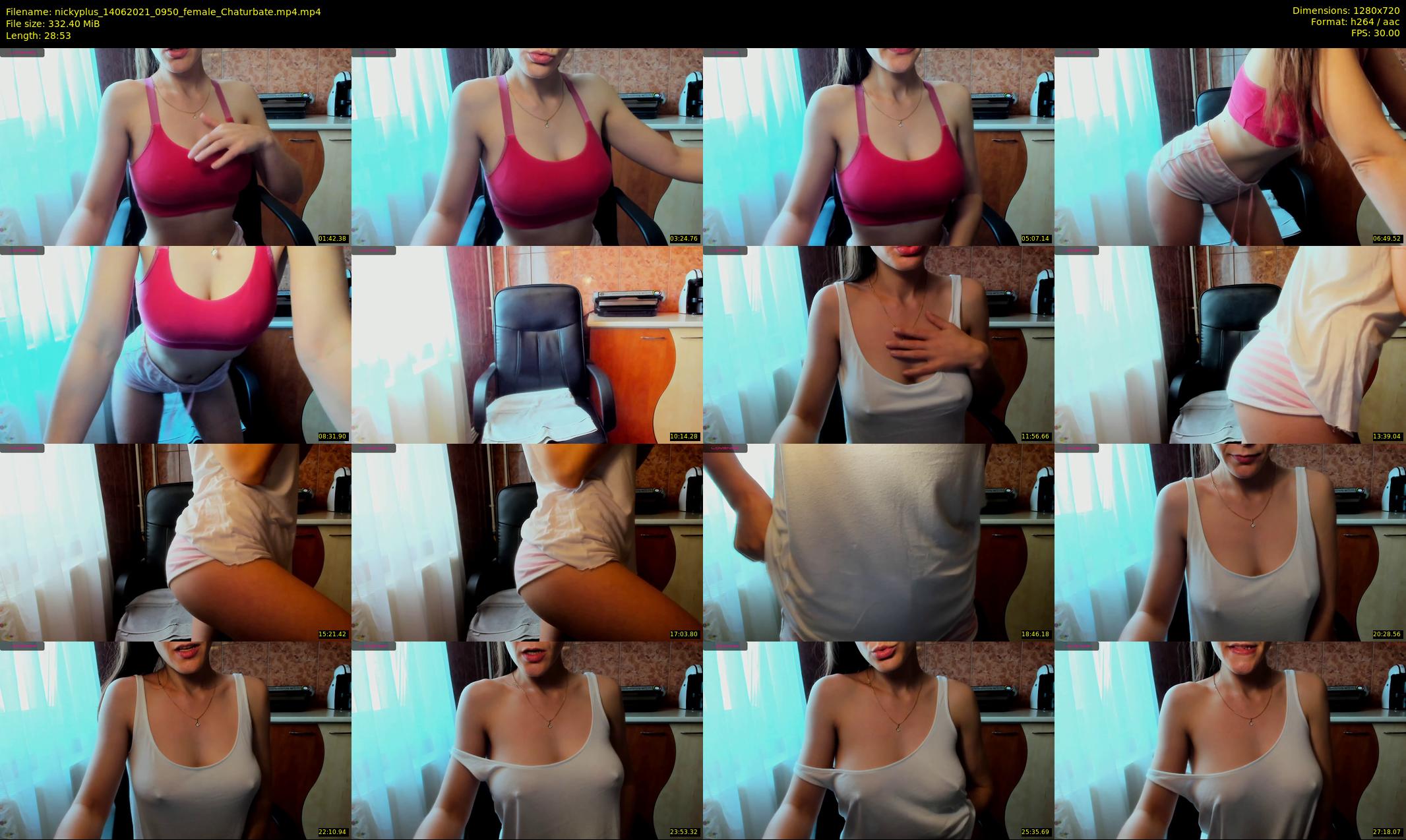 nickyplus — 29 minute Chaturbate couple cam show recording, 720p, Jun 14, 2021