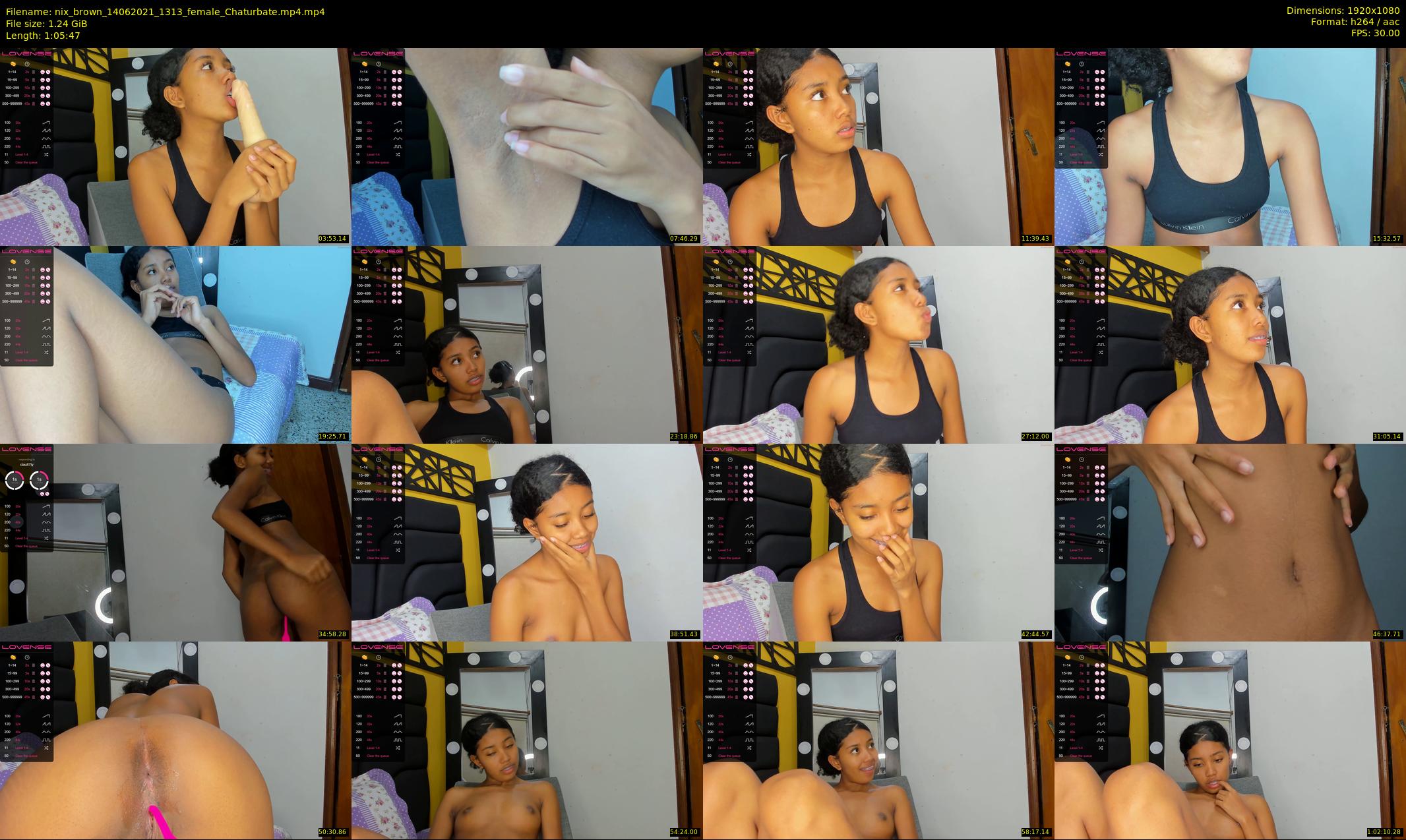 nix_brown — 66 minute Chaturbate female cam show recording, 1080p, Jun 14, 2021