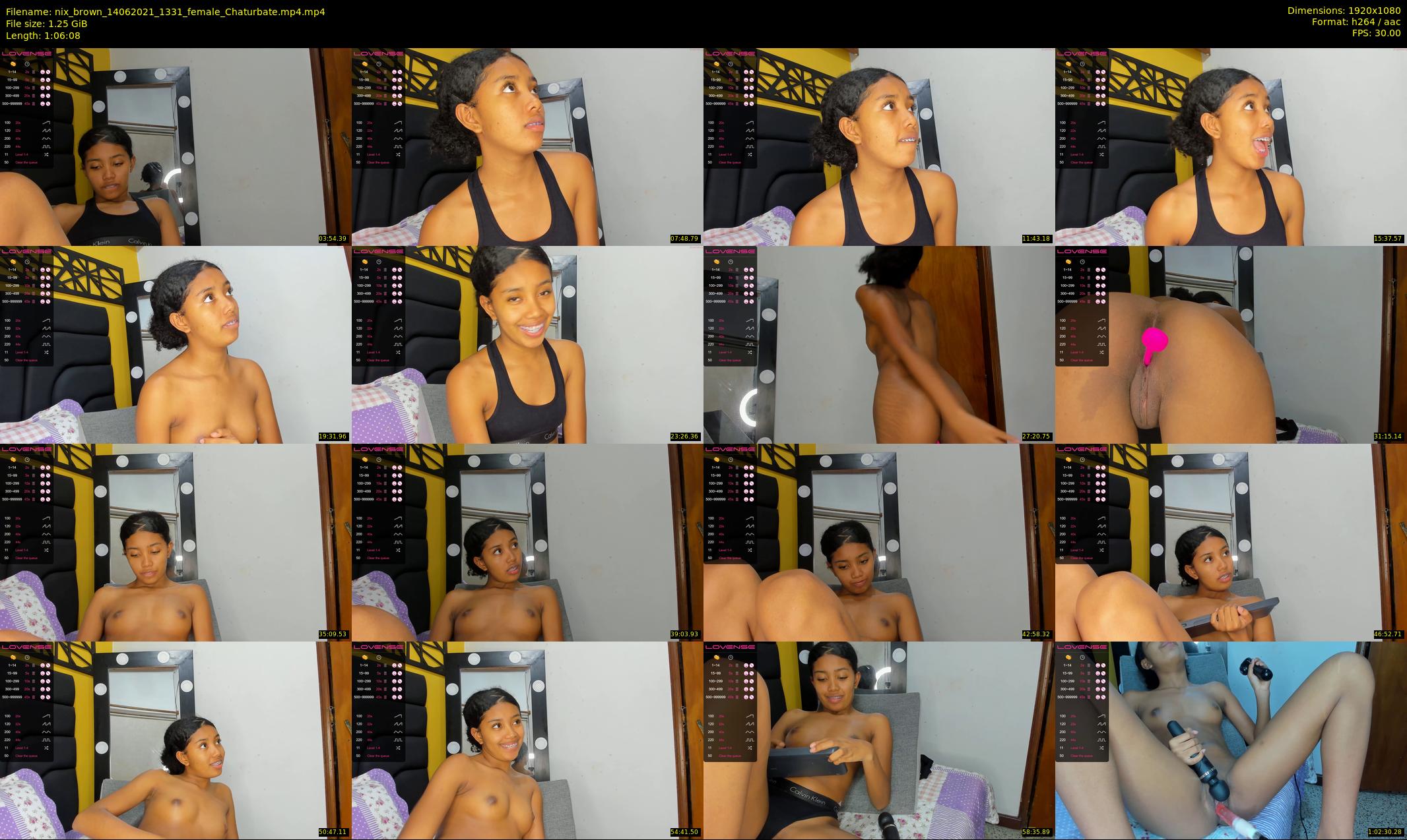 nix_brown — 67 minute Chaturbate female cam show recording, 1080p, Jun 14, 2021