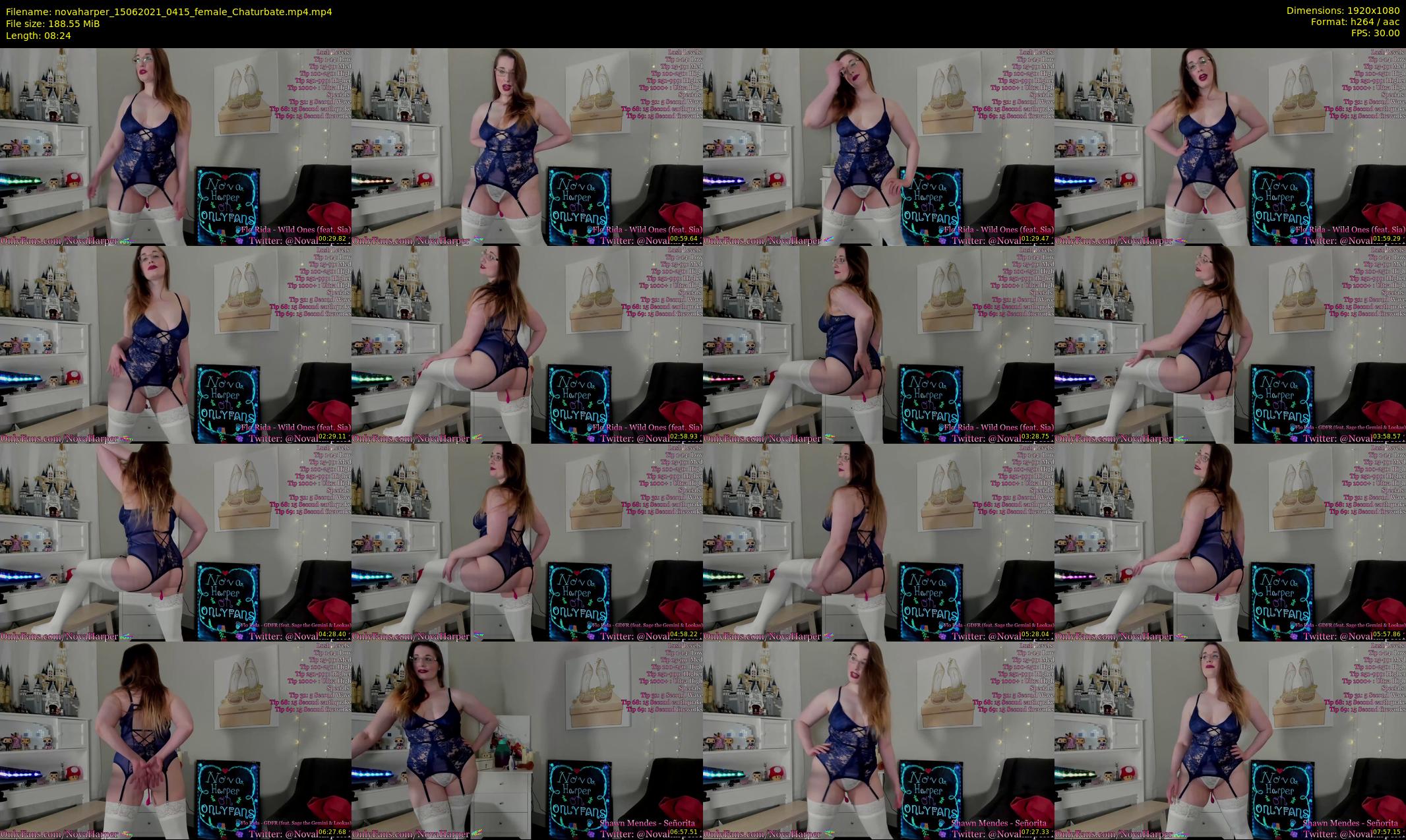 novaharper — 9 minute Chaturbate female cam show recording, 1080p, Jun 15, 2021