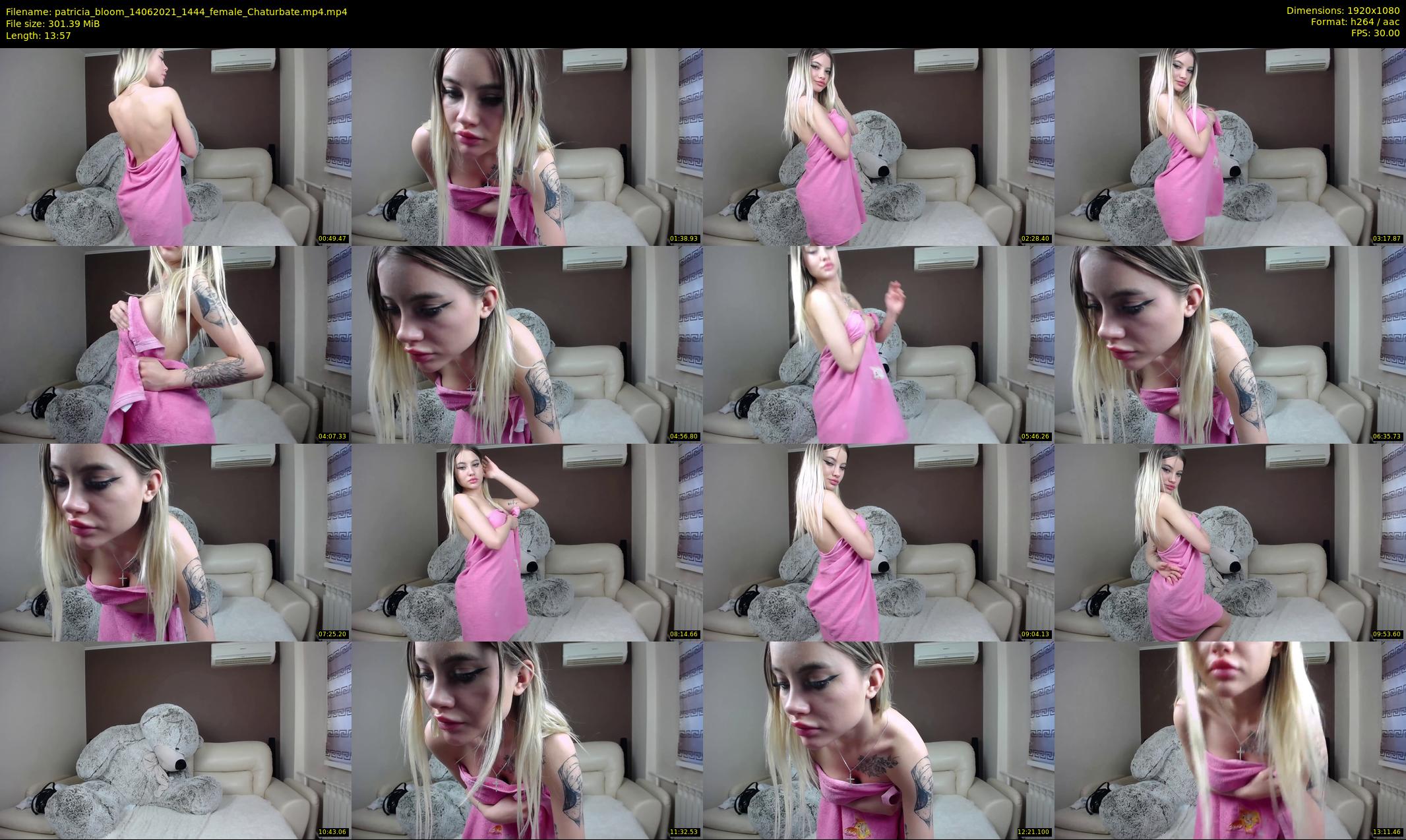 patricia_bloom — 14 minute Chaturbate female cam show recording, 1080p, Jun 14, 2021