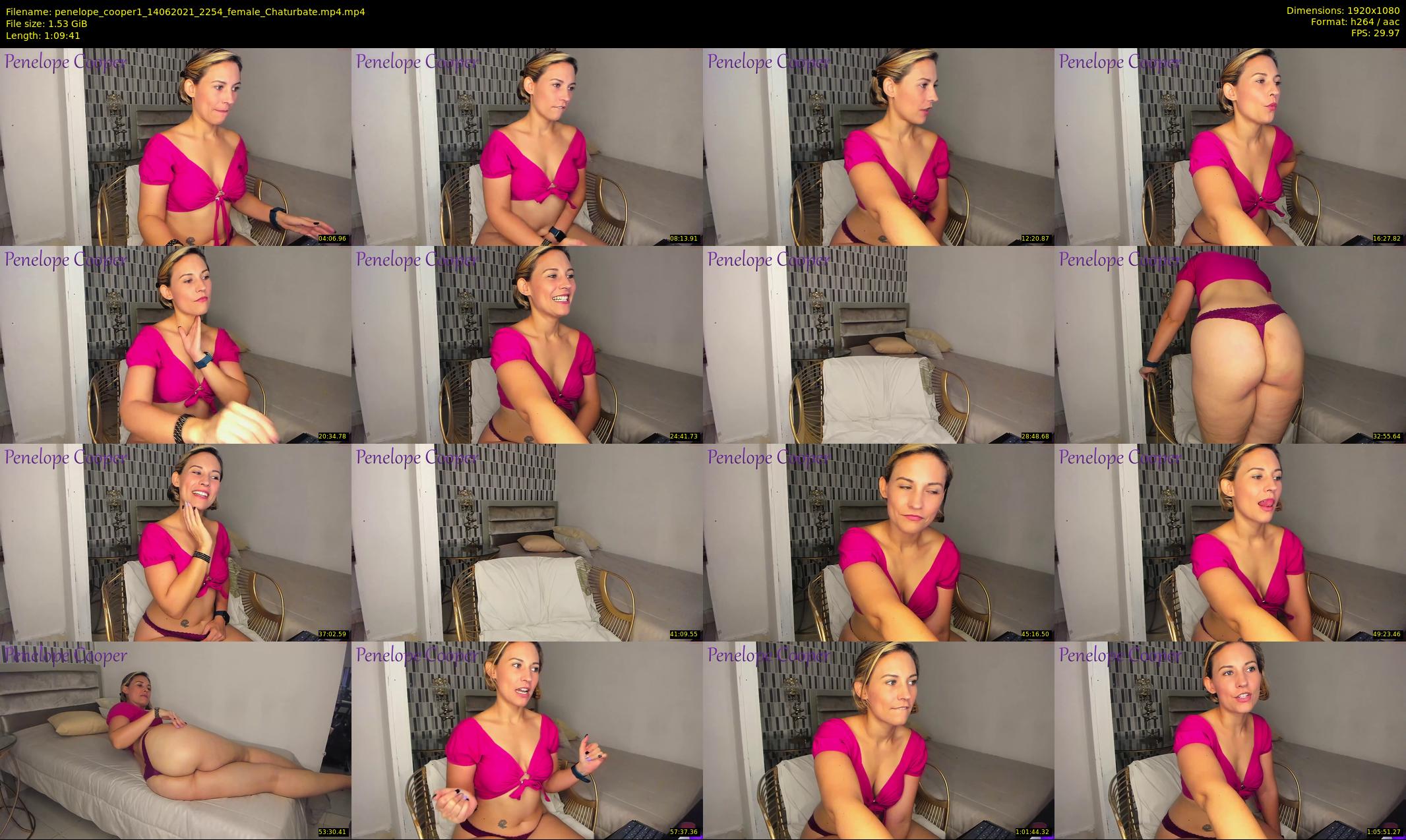 penelope_cooper1 — 70 minute Chaturbate female cam show recording, 1080p, Jun 14, 2021