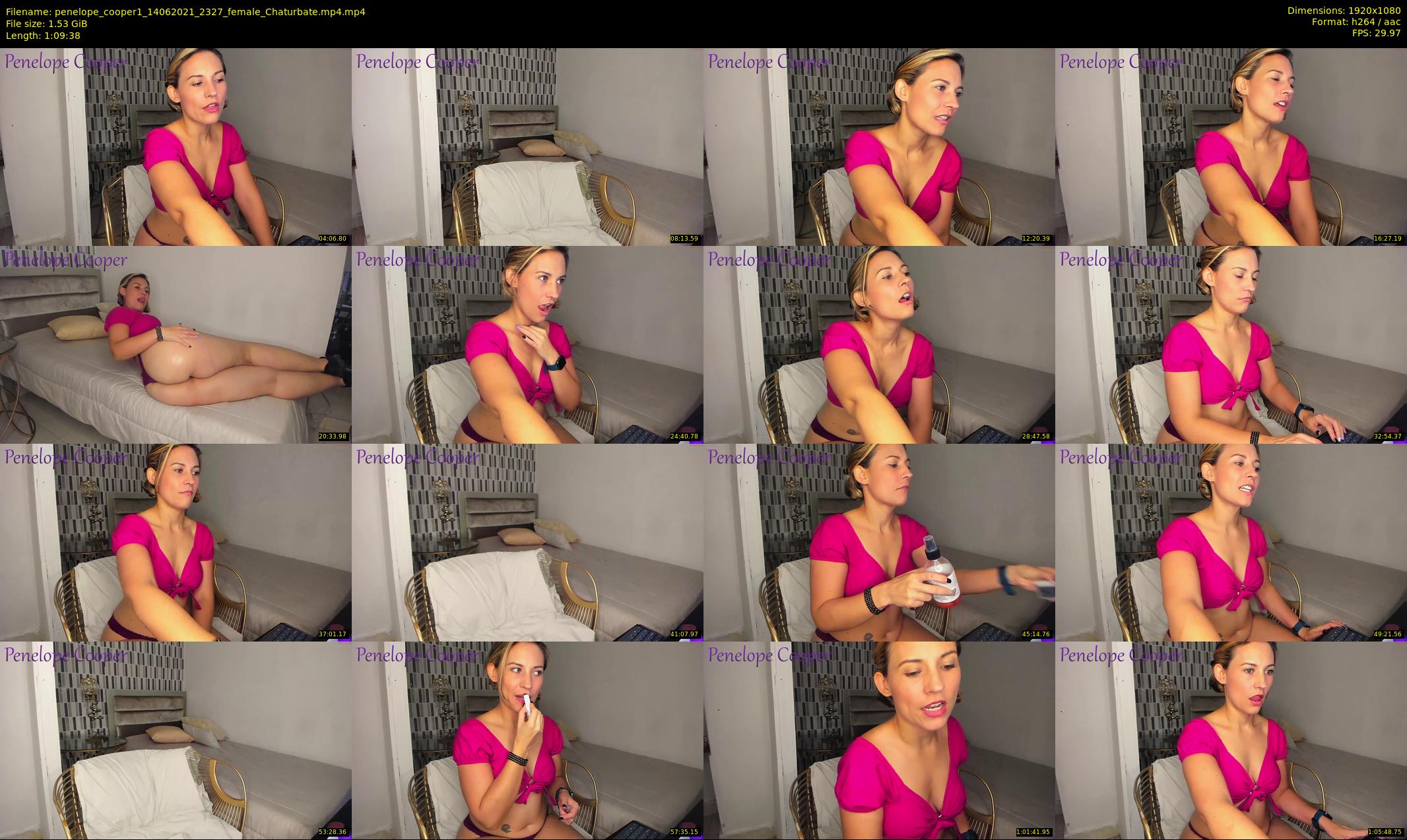 penelope_cooper1 — 70 minute Chaturbate female cam show recording, 1080p, Jun 14, 2021