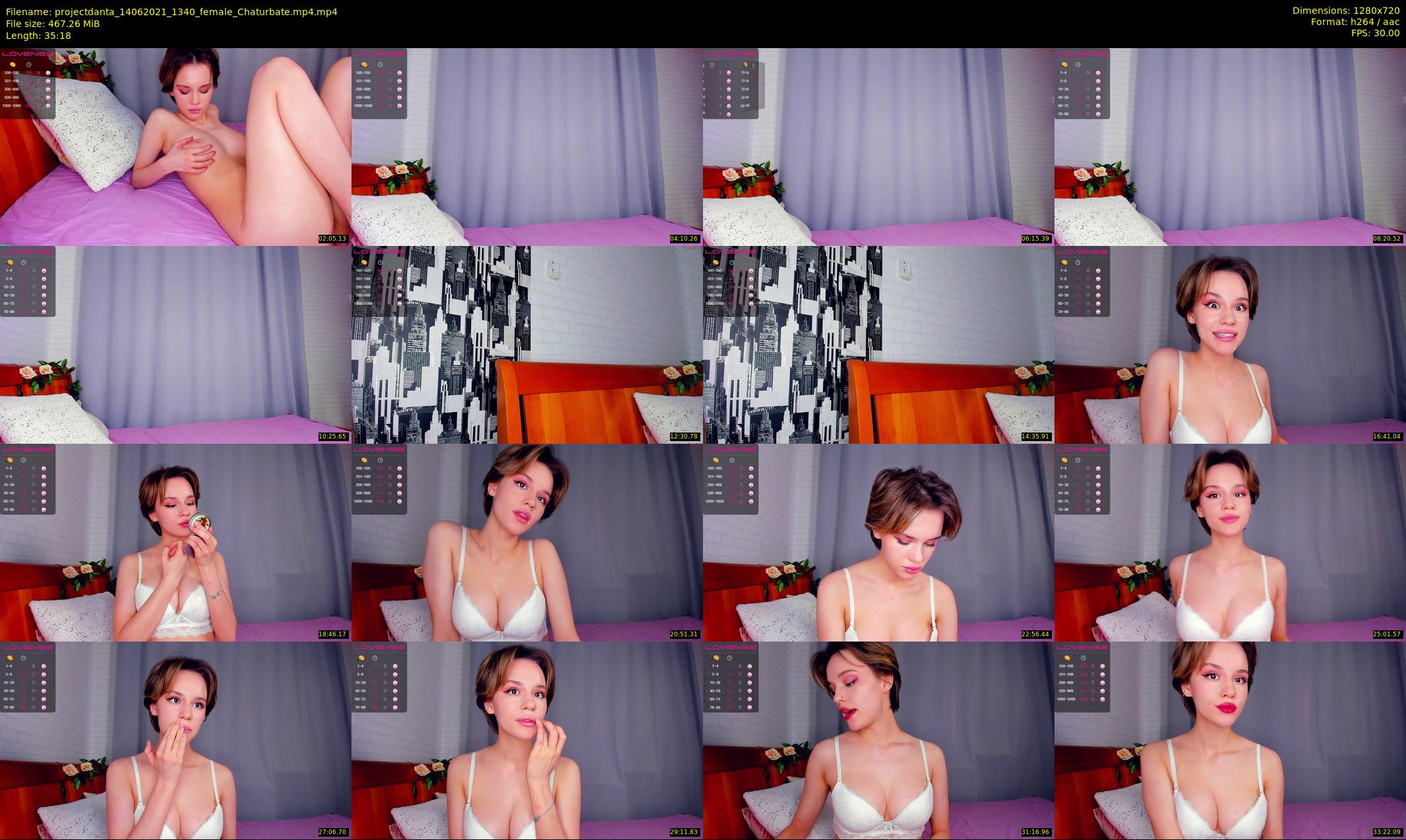 projectdanta — 36 minute Chaturbate female cam show recording, 720p, Jun 14, 2021
