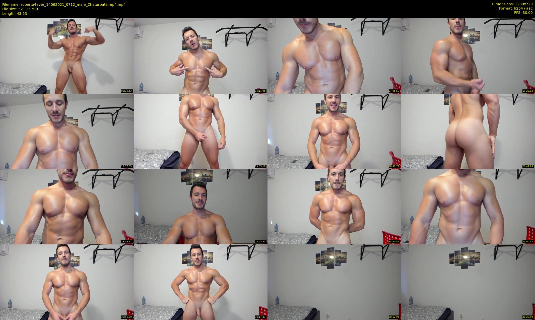 roberto4ever — 44 minute Chaturbate male cam show recording, 720p, Jun 14, 2021