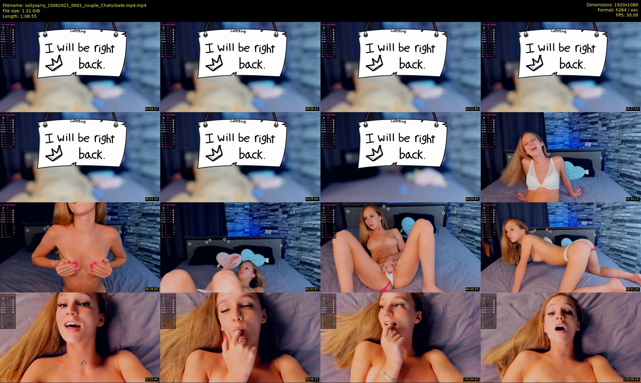 sallysarry — 69 minute Chaturbate couple cam show recording, 1080p, Jun 15, 2021