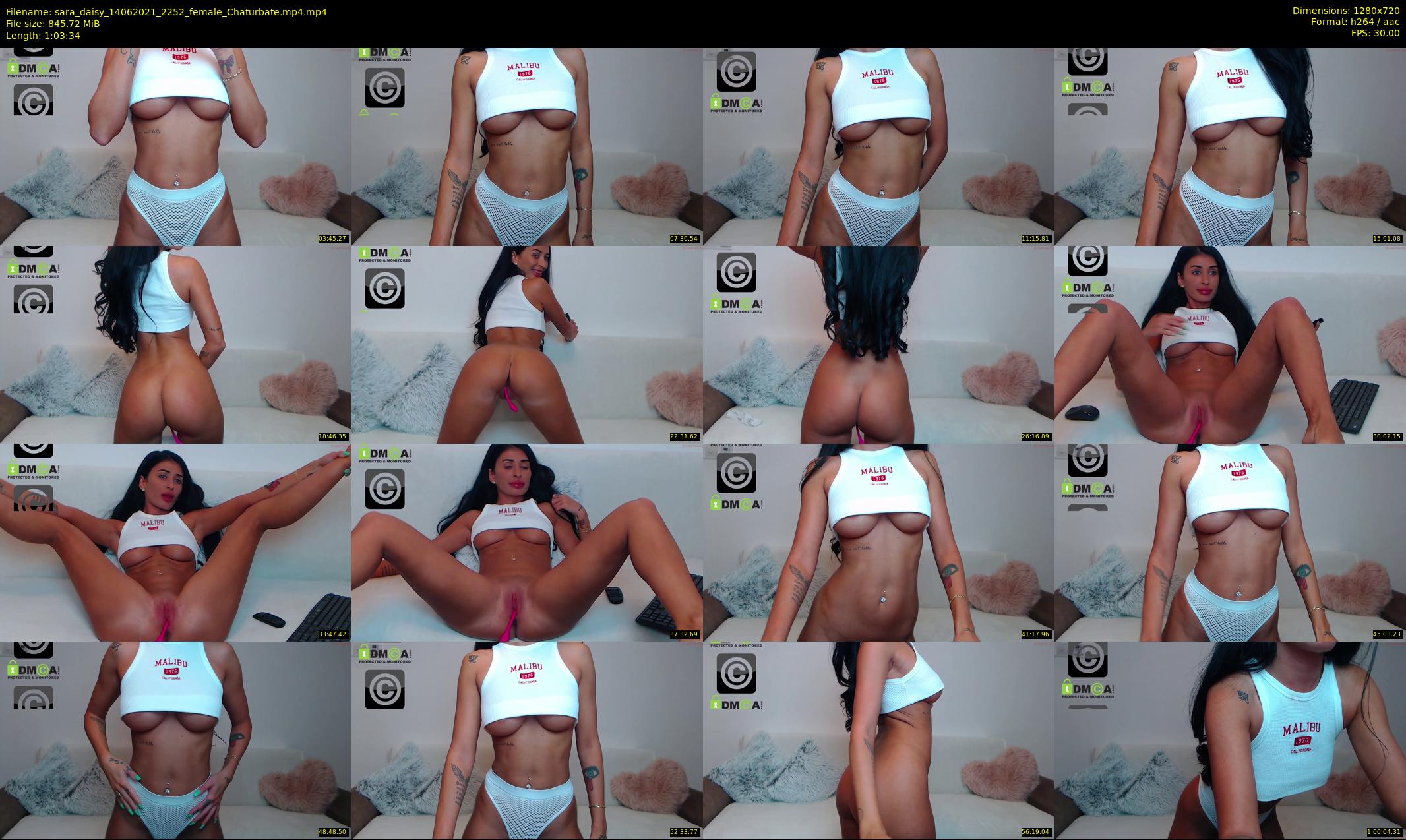 sara_daisy — 64 minute Chaturbate female cam show recording, 720p, Jun 14, 2021