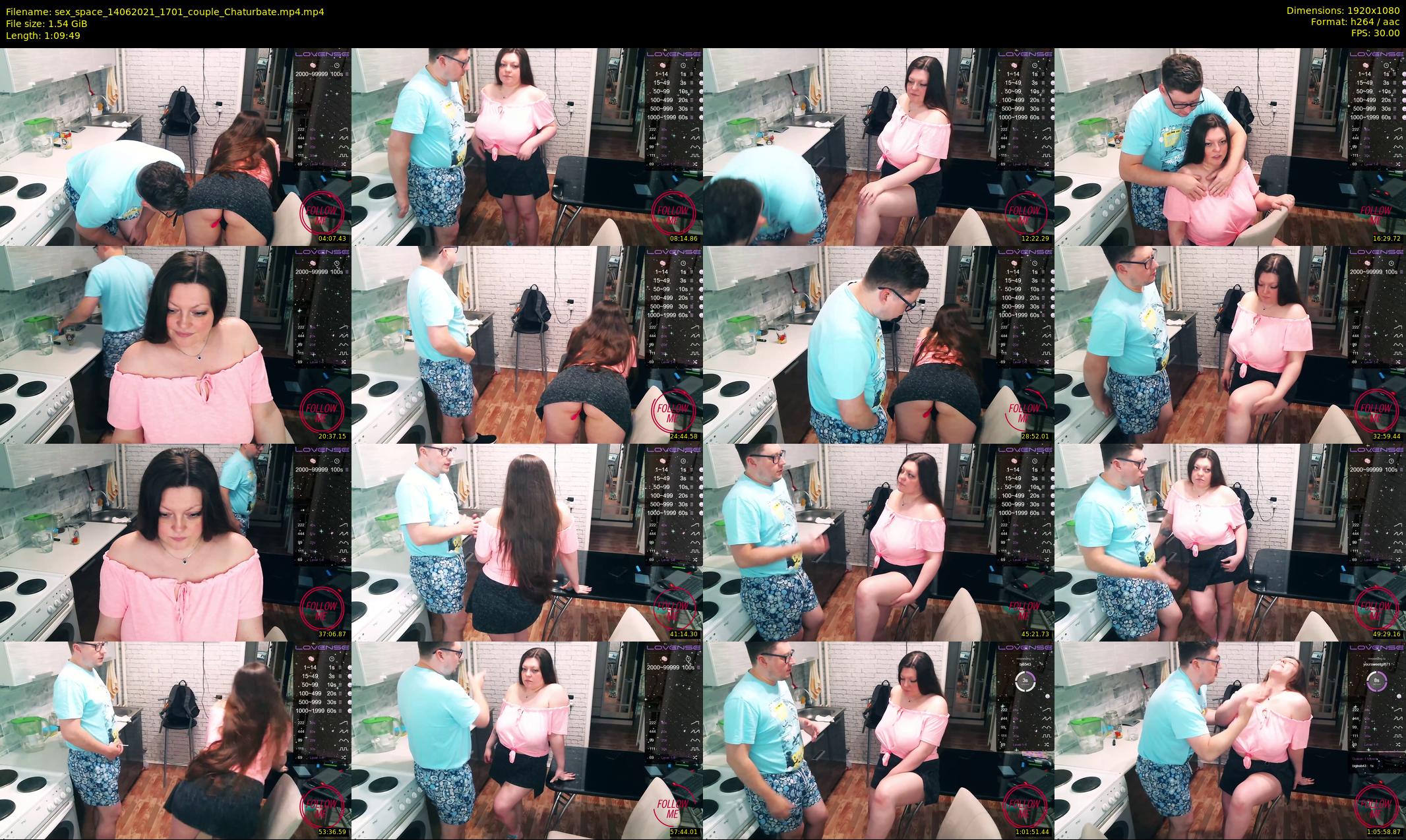 sex_space — 70 minute Chaturbate couple cam show recording, 1080p, Jun 14, 2021