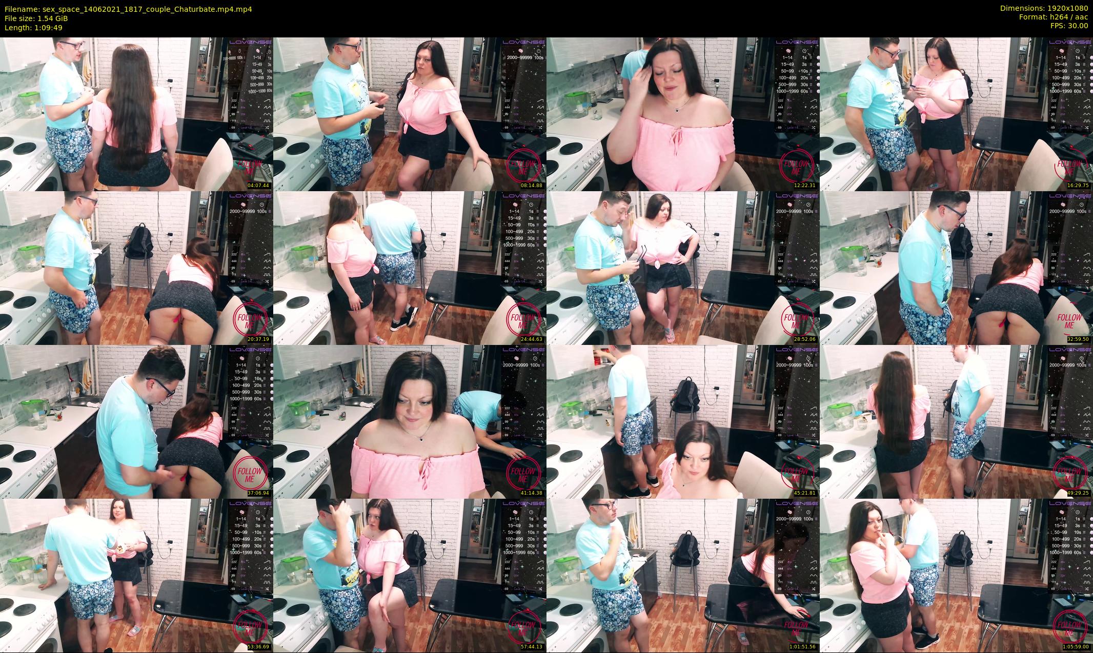 sex_space — 70 minute Chaturbate couple cam show recording, 1080p, Jun 14, 2021