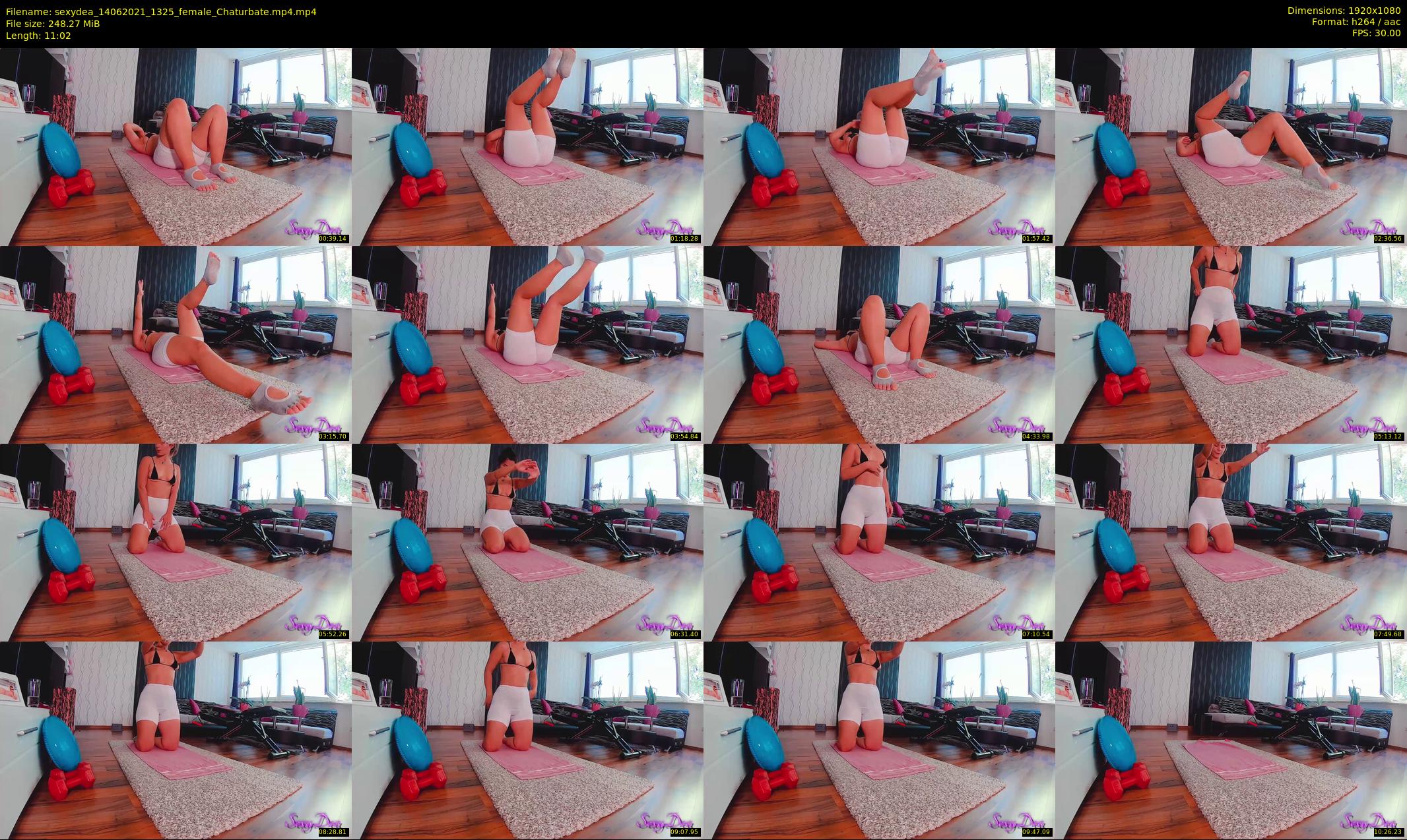 sexydea — 12 minute Chaturbate female cam show recording, 1080p, Jun 14, 2021