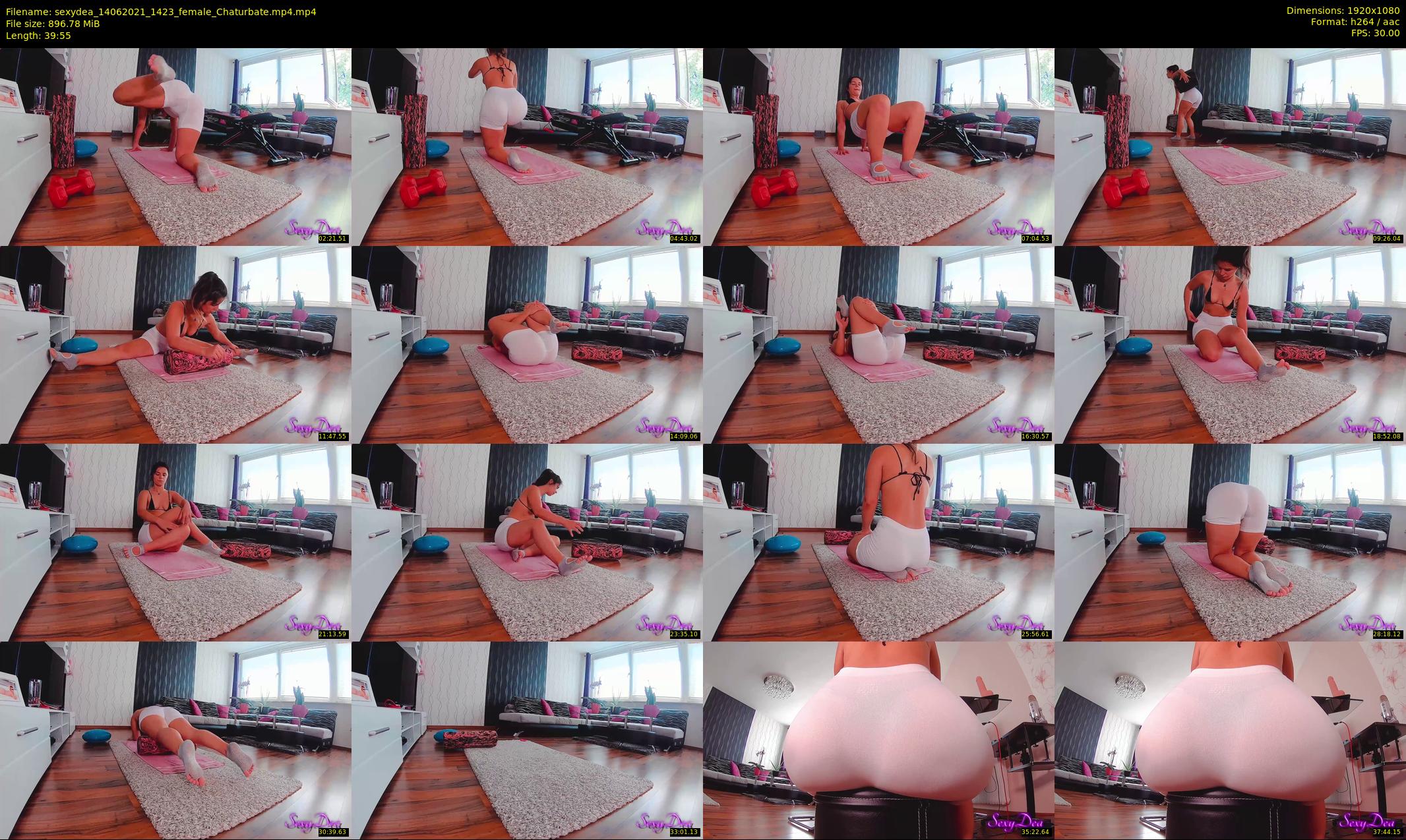 sexydea — 40 minute Chaturbate female cam show recording, 1080p, Jun 14, 2021