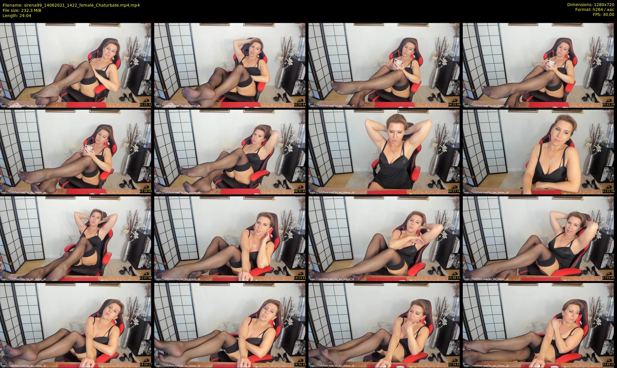 sirena99 — 25 minute Chaturbate female cam show recording, 720p, Jun 14, 2021