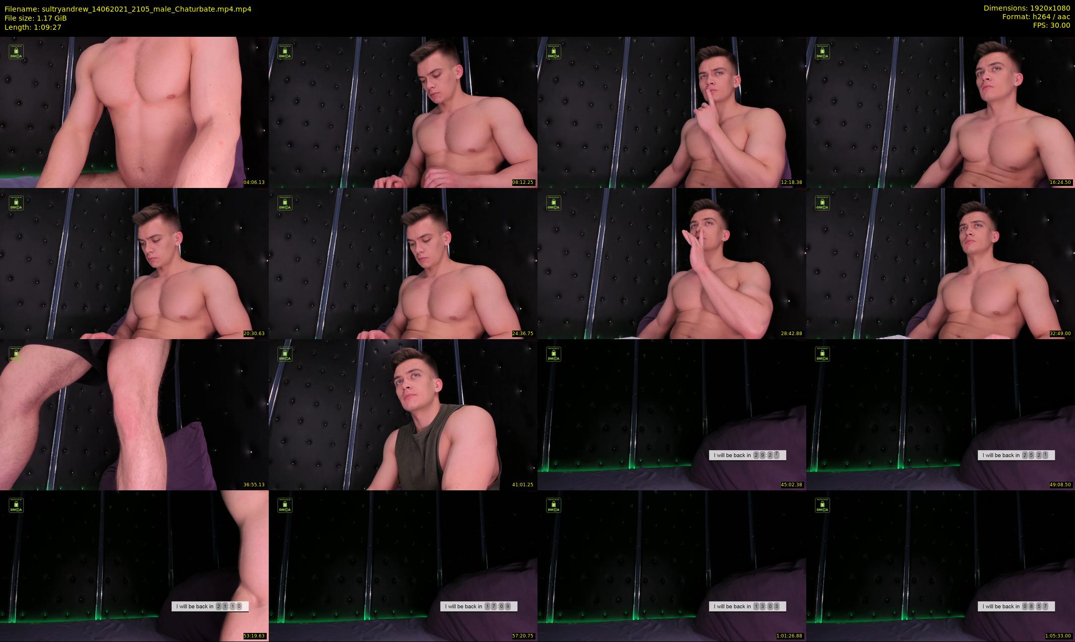 sultryandrew — 70 minute Chaturbate male cam show recording, 1080p, Jun 14, 2021
