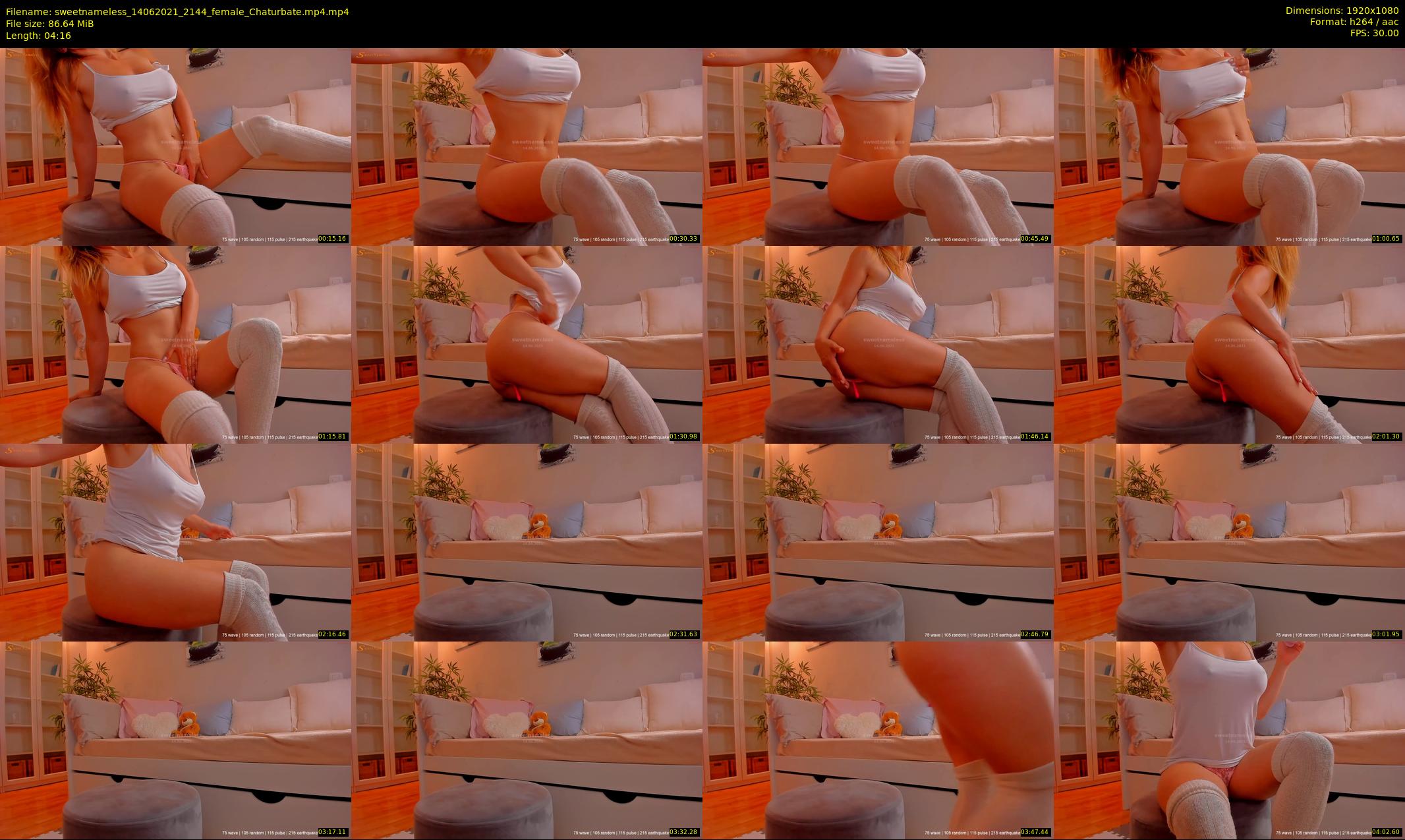 sweetnameless — 5 minute Chaturbate couple cam show recording, 1080p, Jun 14, 2021