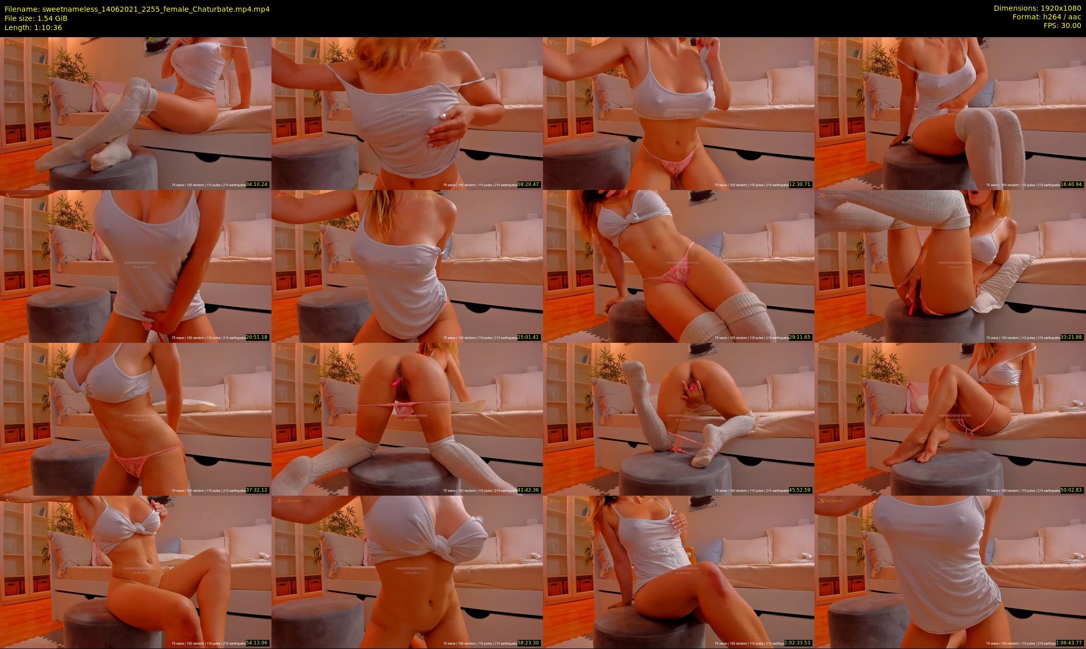 sweetnameless — 71 minute Chaturbate couple cam show recording, 1080p, Jun 14, 2021