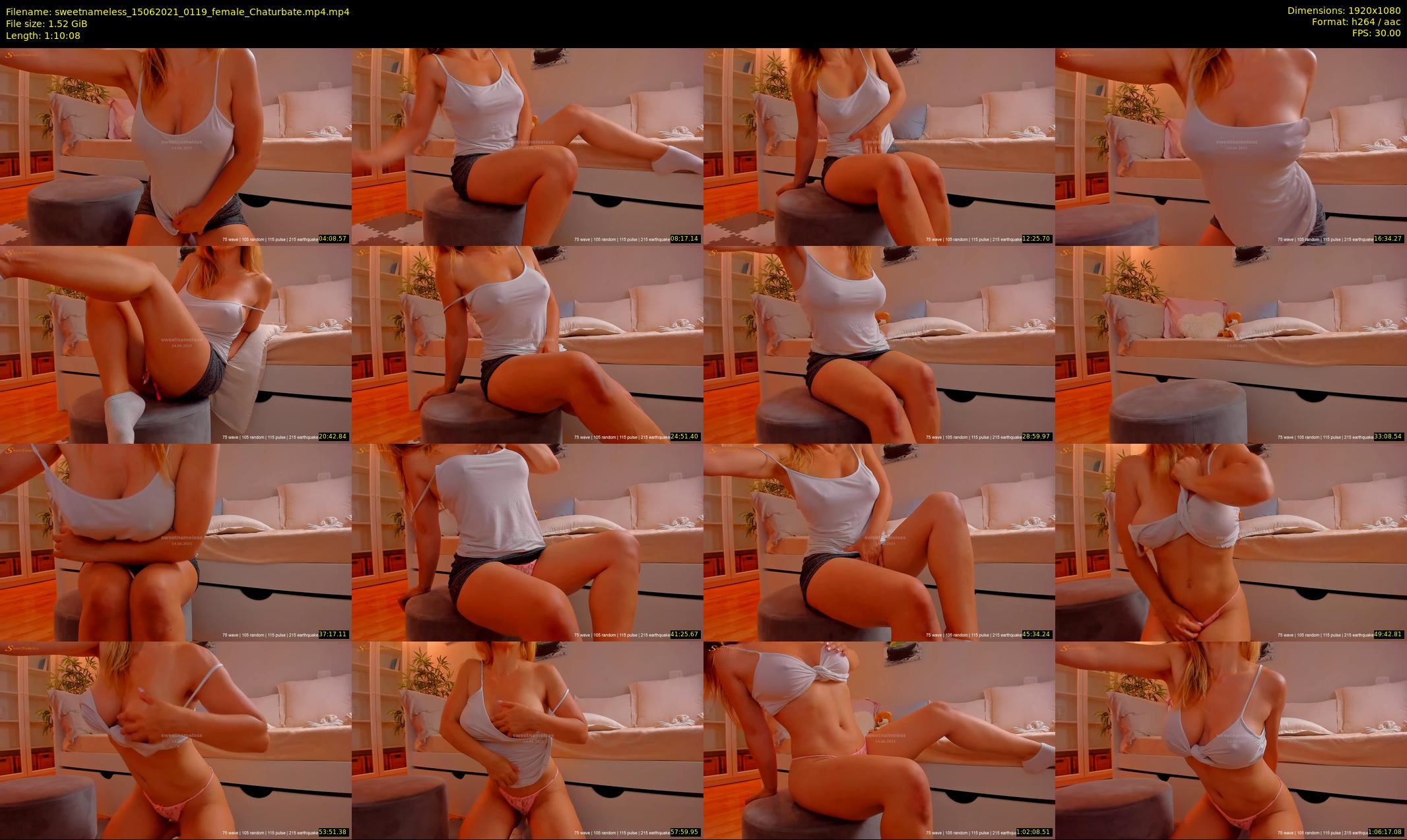 sweetnameless — 71 minute Chaturbate couple cam show recording, 1080p, Jun 15, 2021