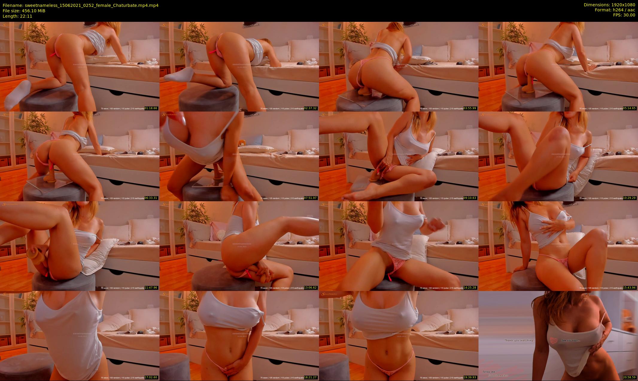 sweetnameless — 23 minute Chaturbate couple cam show recording, 1080p, Jun 15, 2021