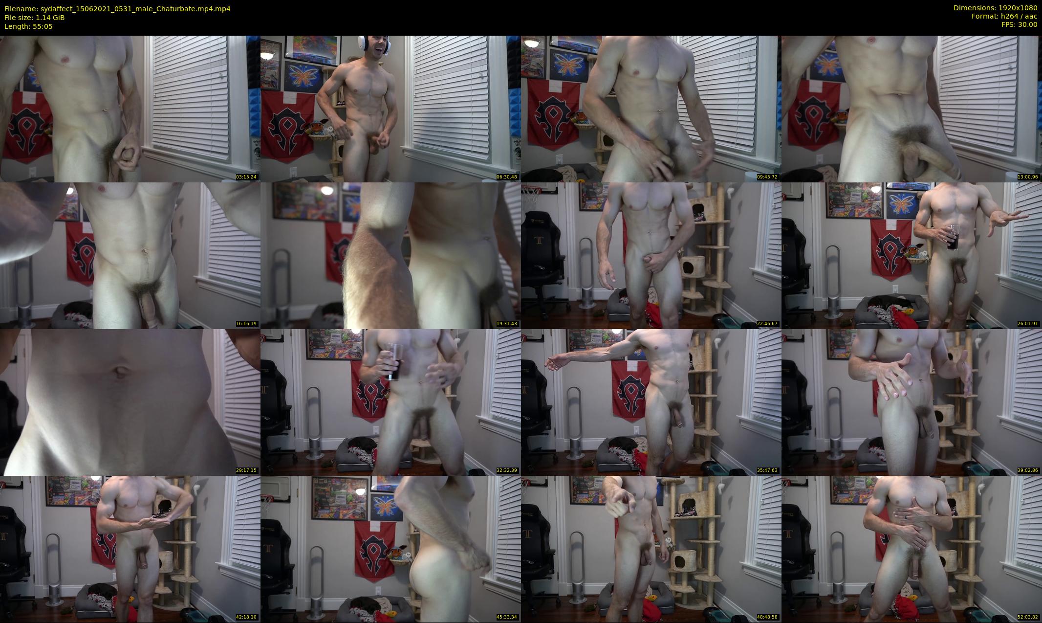 sydaffect — 56 minute Chaturbate male cam show recording, 1080p, Jun 15, 2021