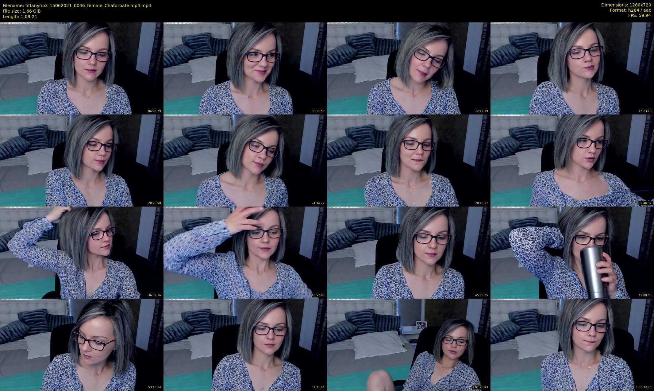 tiffanyriox — 70 minute Chaturbate female cam show recording, 720p, Jun 15, 2021