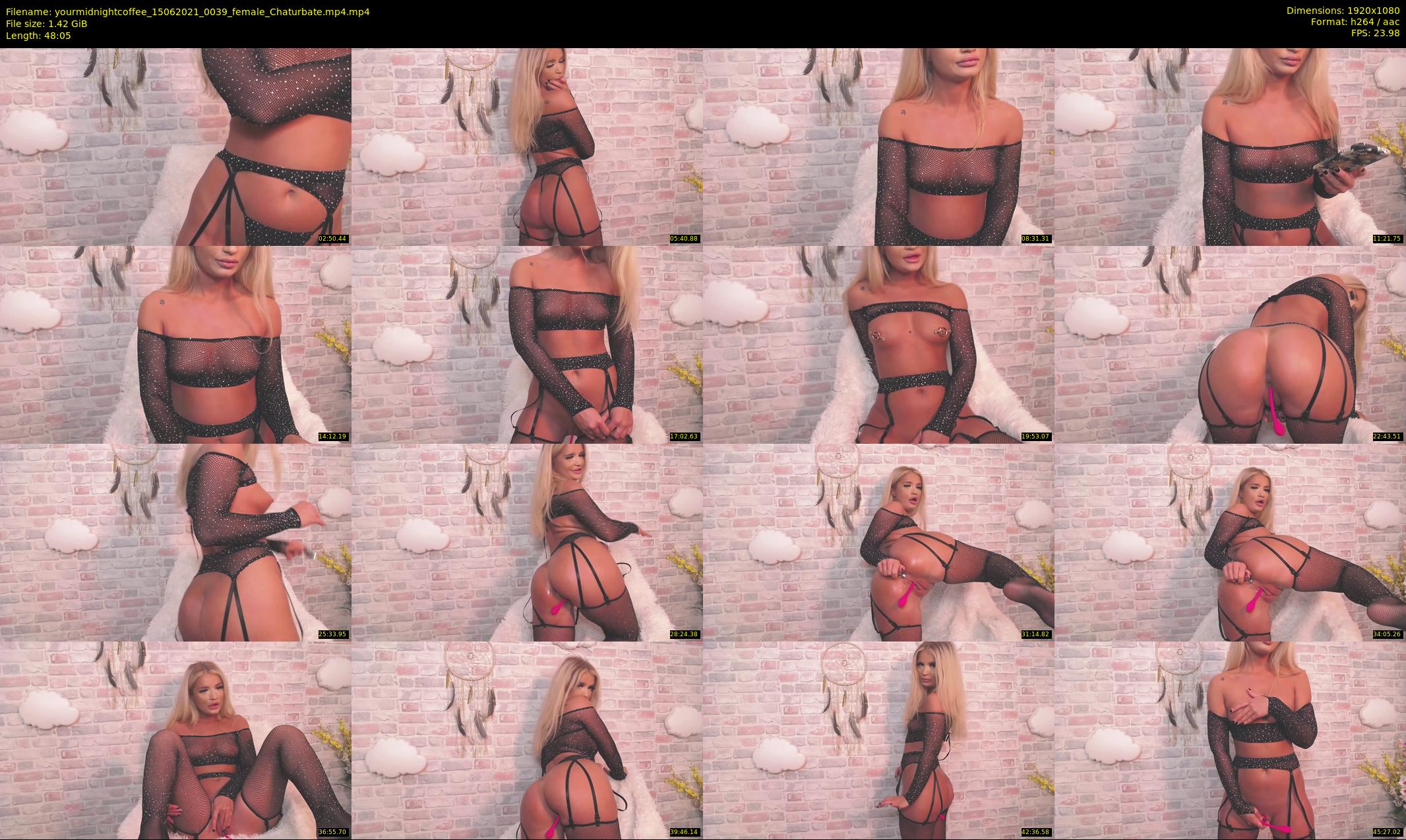 yourmidnightcoffee — 49 minute Chaturbate female cam show recording, 1080p, Jun 15, 2021