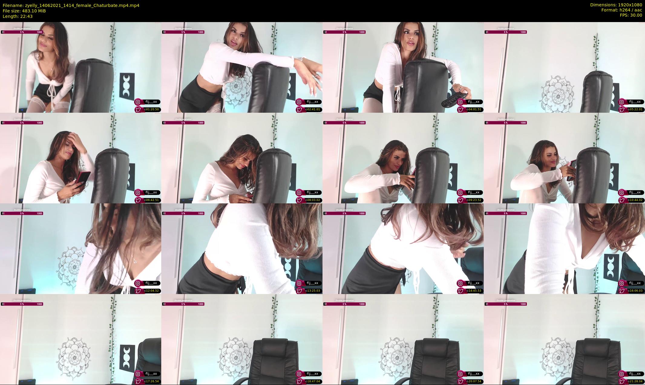 zyelly — 23 minute Chaturbate female cam show recording, 1080p, Jun 14, 2021
