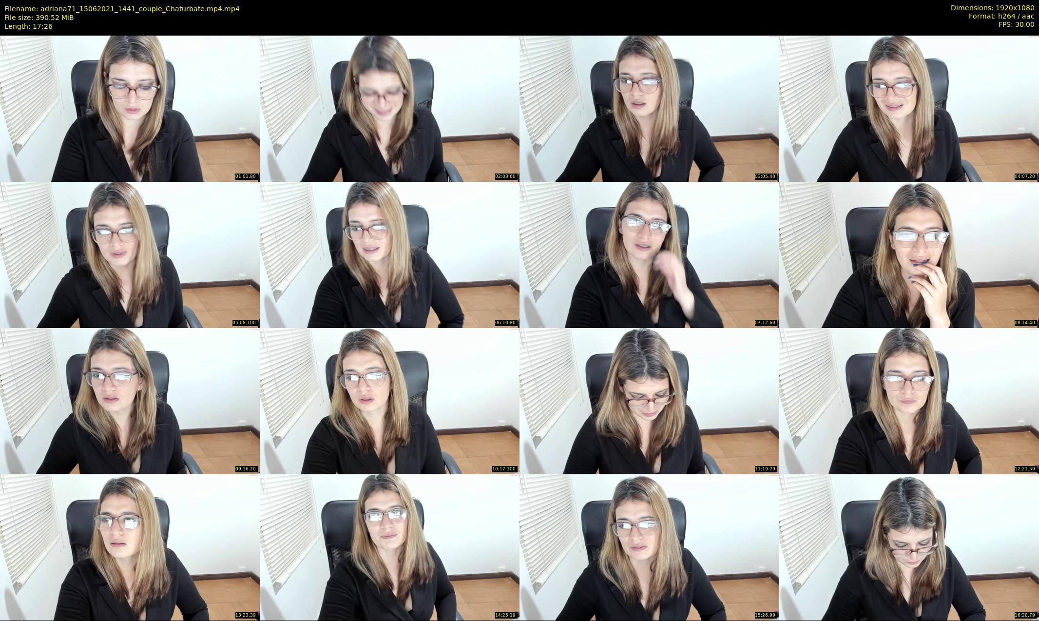 adriana71 — 18 minute Chaturbate couple cam show recording, 1080p, Jun 15, 2021