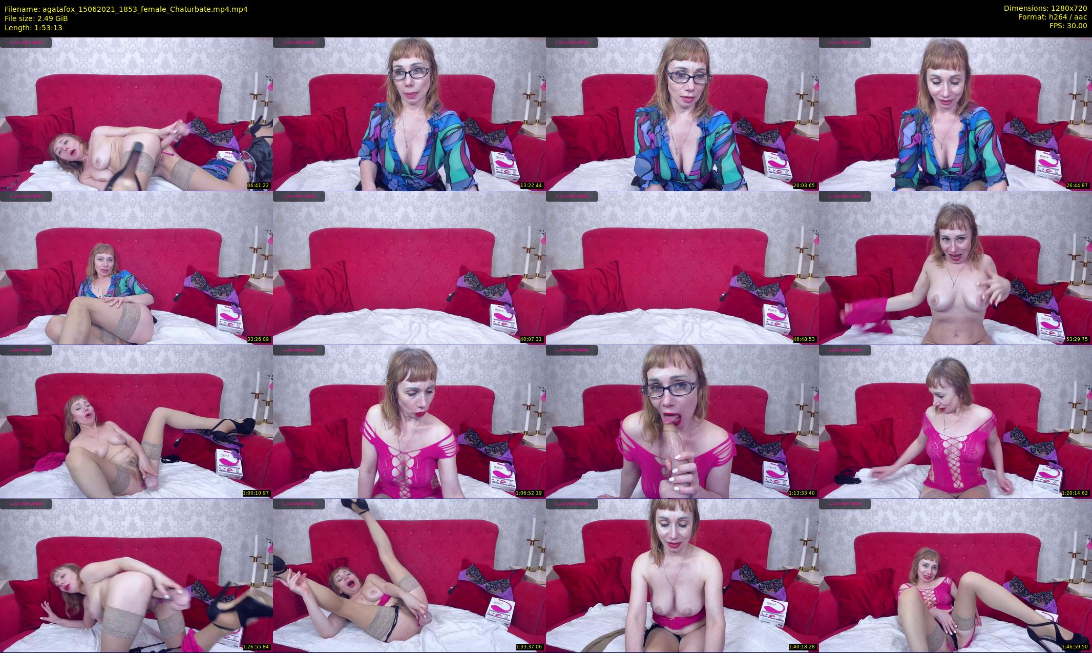 agatafox — 114 minute Chaturbate female cam show recording, 720p, Jun 15, 2021