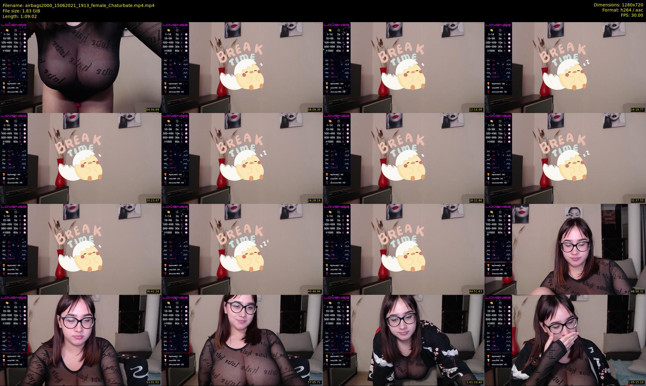 airbags2000 — 70 minute Chaturbate female cam show recording, 720p, Jun 15, 2021