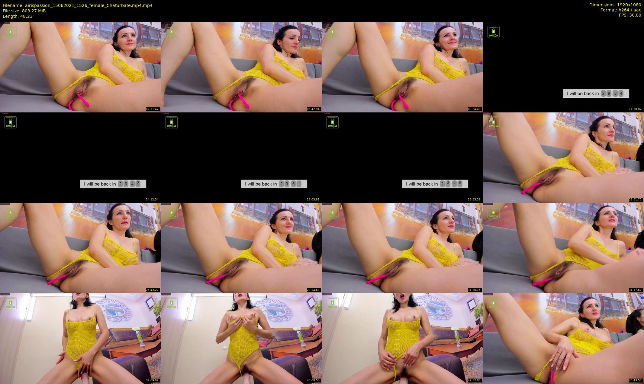 airispassion — 49 minute Chaturbate female cam show recording, 1080p, Jun 15, 2021