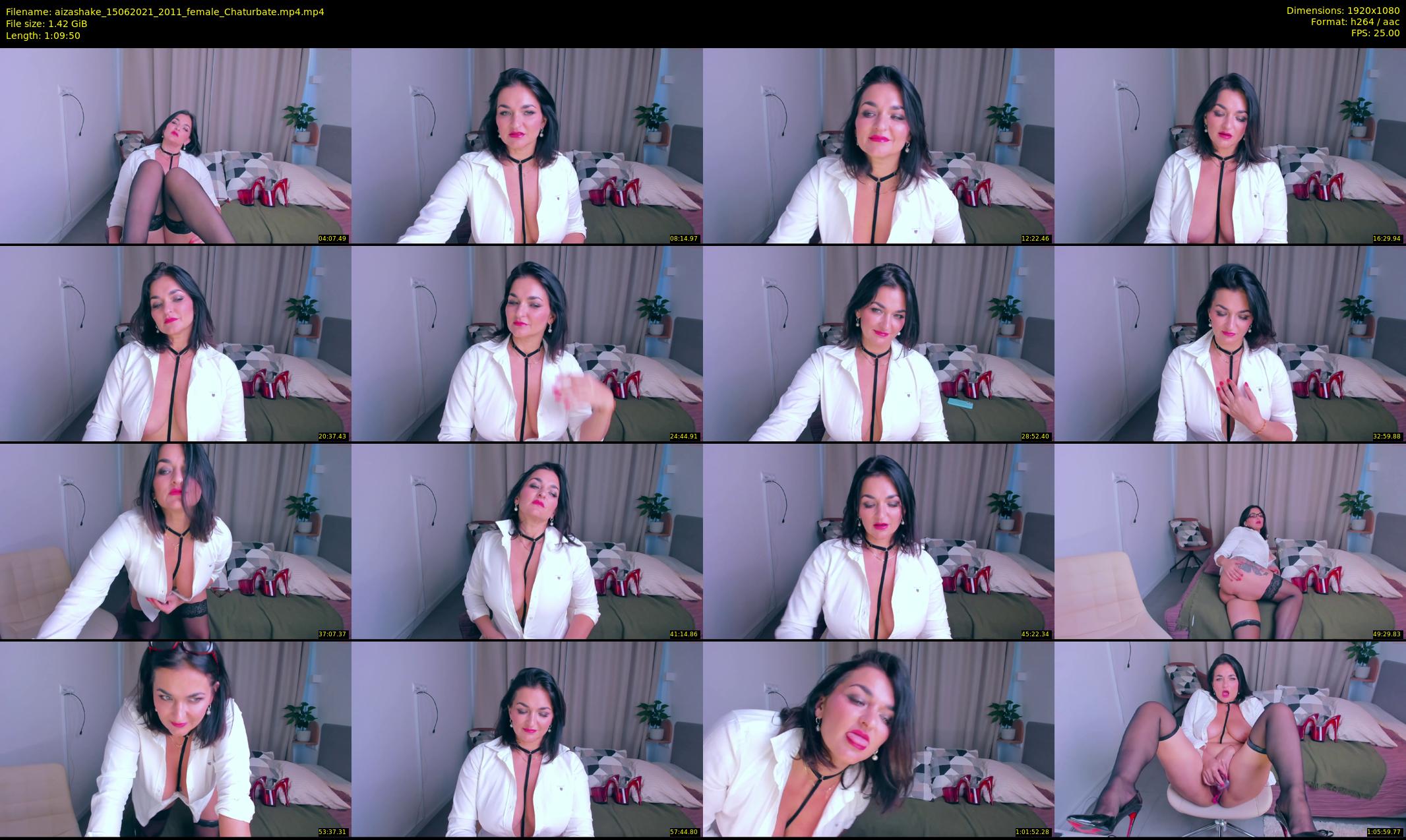 aizashake — 70 minute Chaturbate female cam show recording, 1080p, Jun 15, 2021
