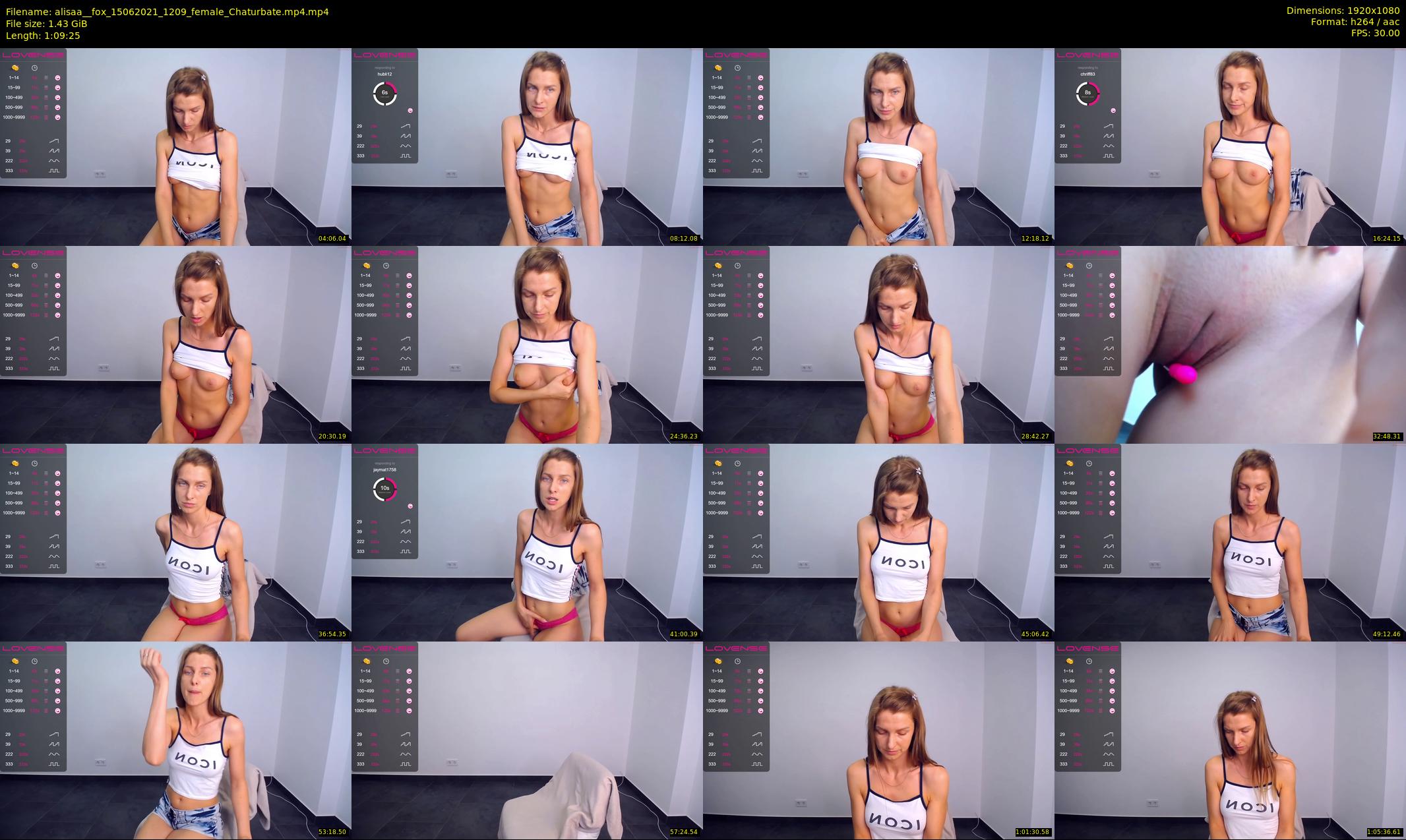 alisaa__fox — 70 minute Chaturbate female cam show recording, 1080p, Jun 15, 2021