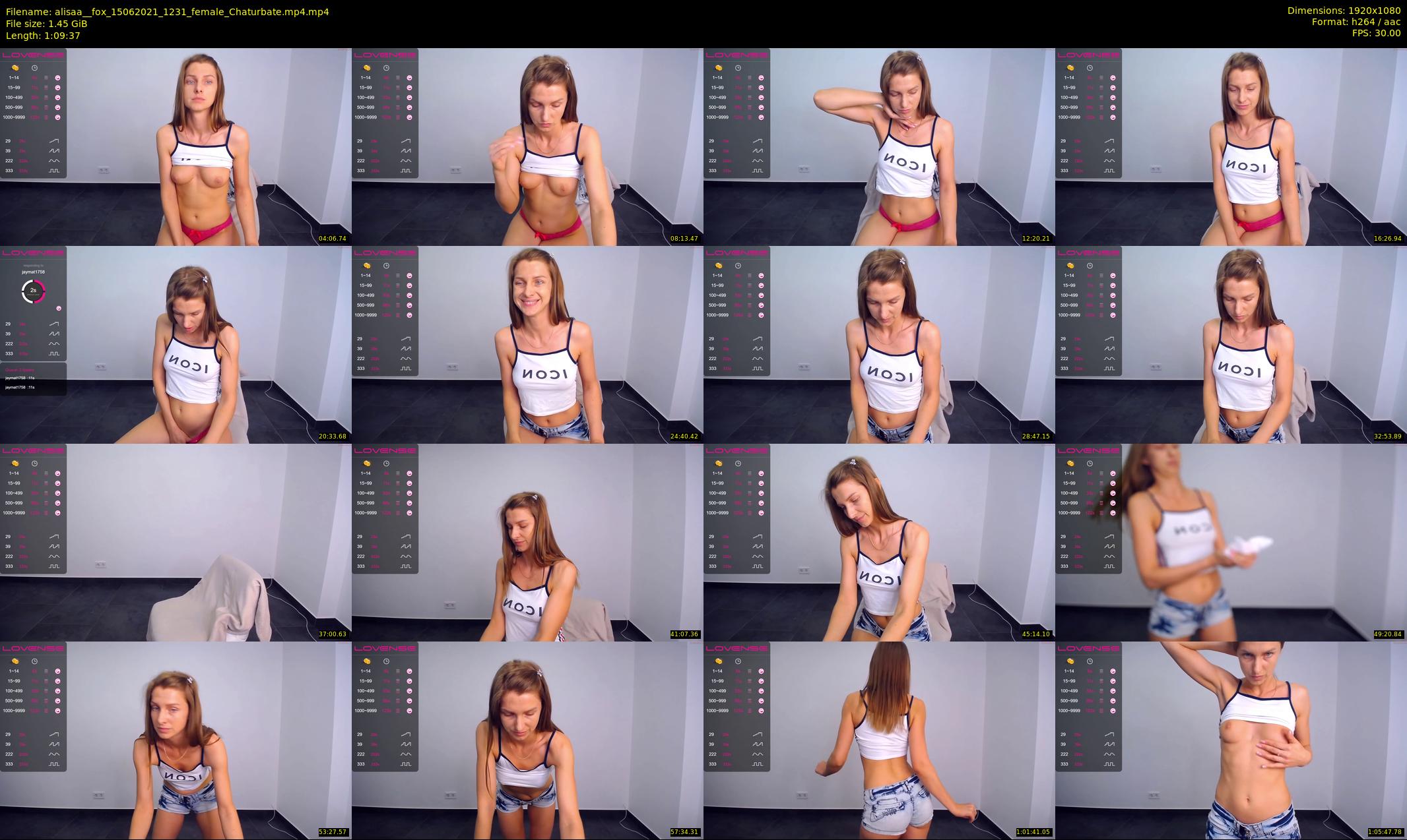 alisaa__fox — 70 minute Chaturbate female cam show recording, 1080p, Jun 15, 2021