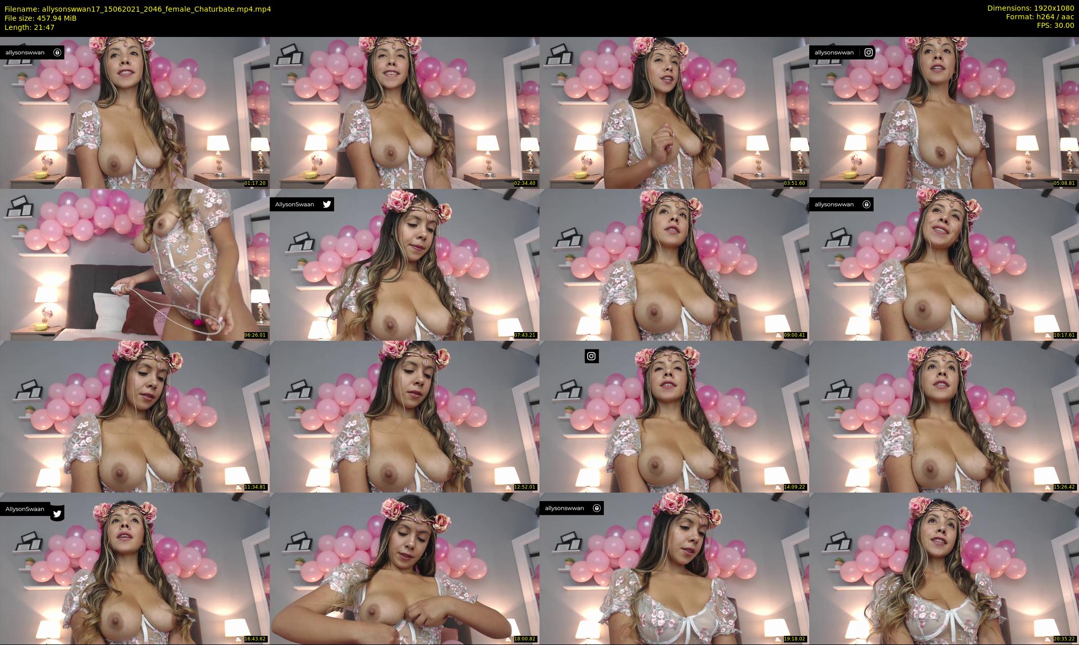 allysonswwan17 — 22 minute Chaturbate female cam show recording, 1080p, Jun 15, 2021