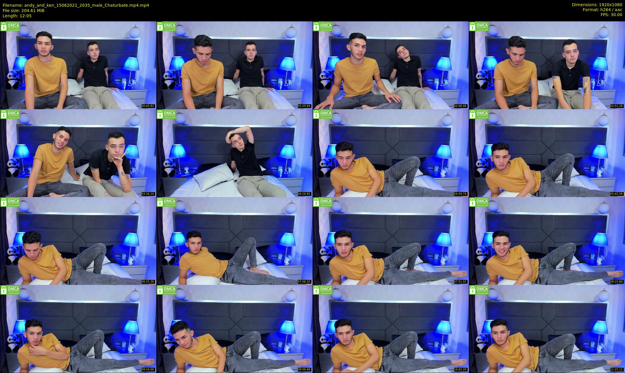 andy_and_ken — 13 minute Chaturbate male cam show recording, 1080p, Jun 15, 2021