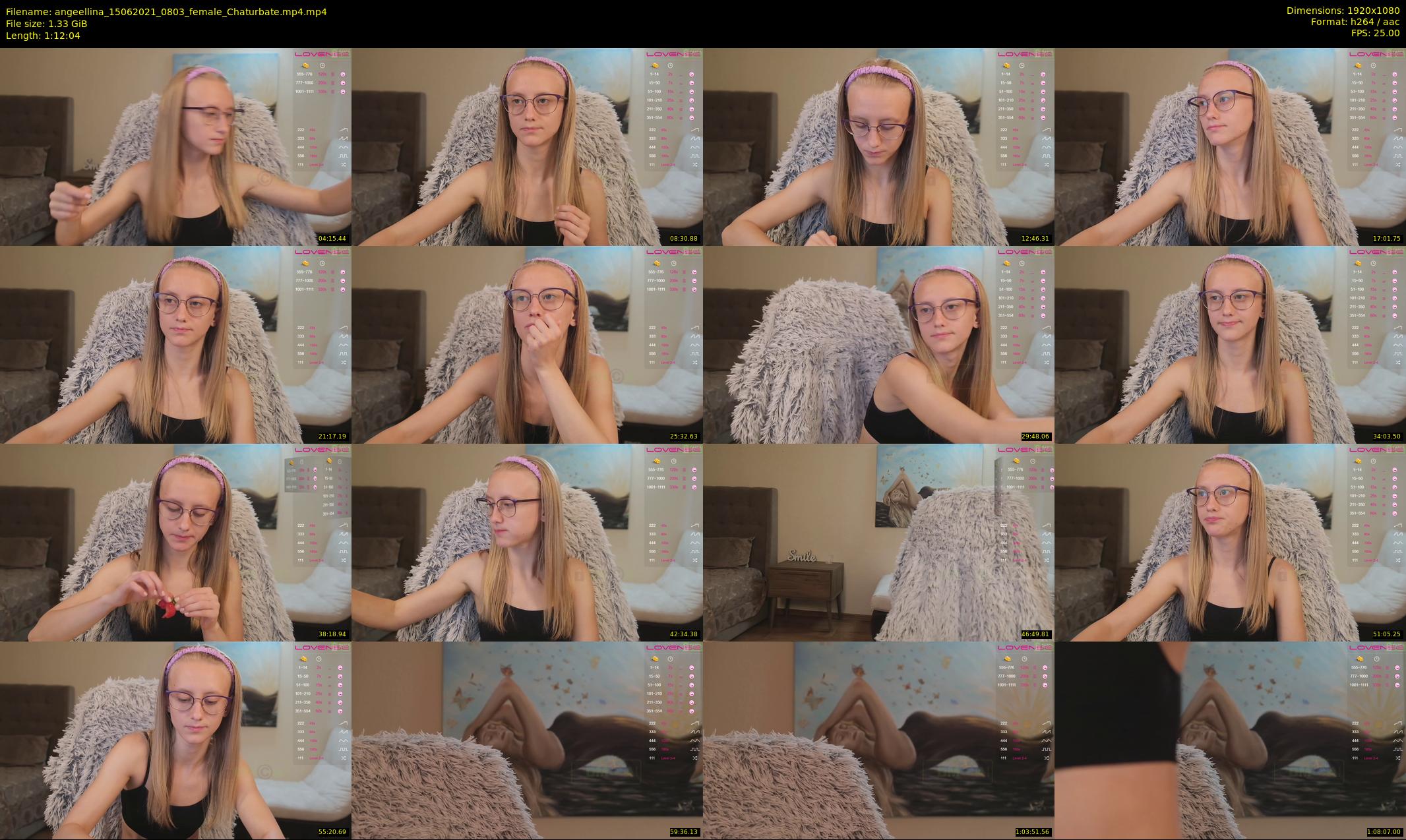 angeellina — 73 minute Chaturbate female cam show recording, 1080p, Jun 15, 2021