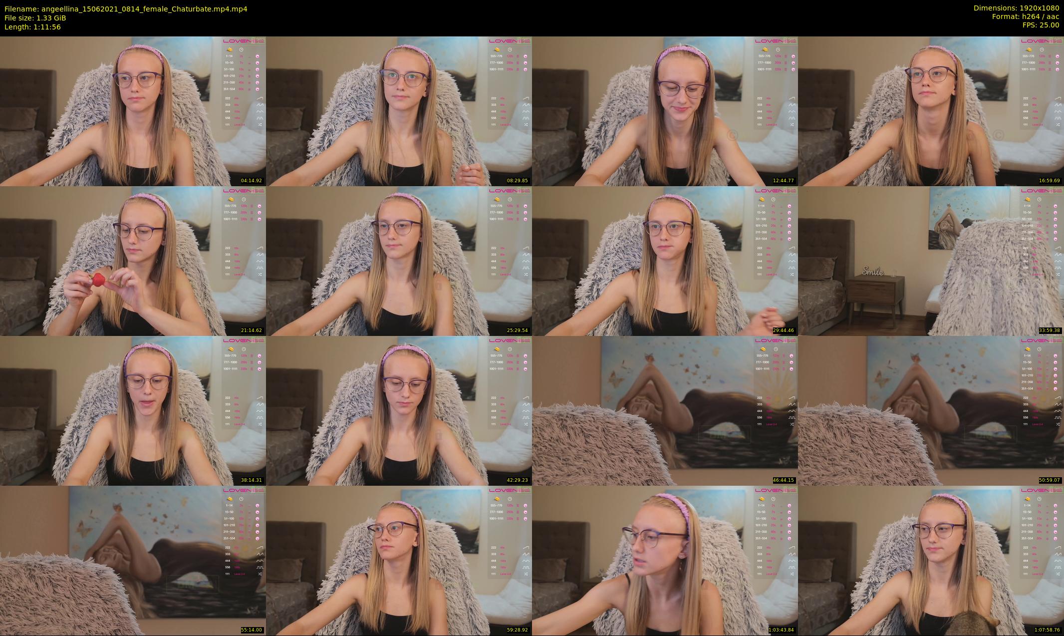 angeellina — 72 minute Chaturbate female cam show recording, 1080p, Jun 15, 2021
